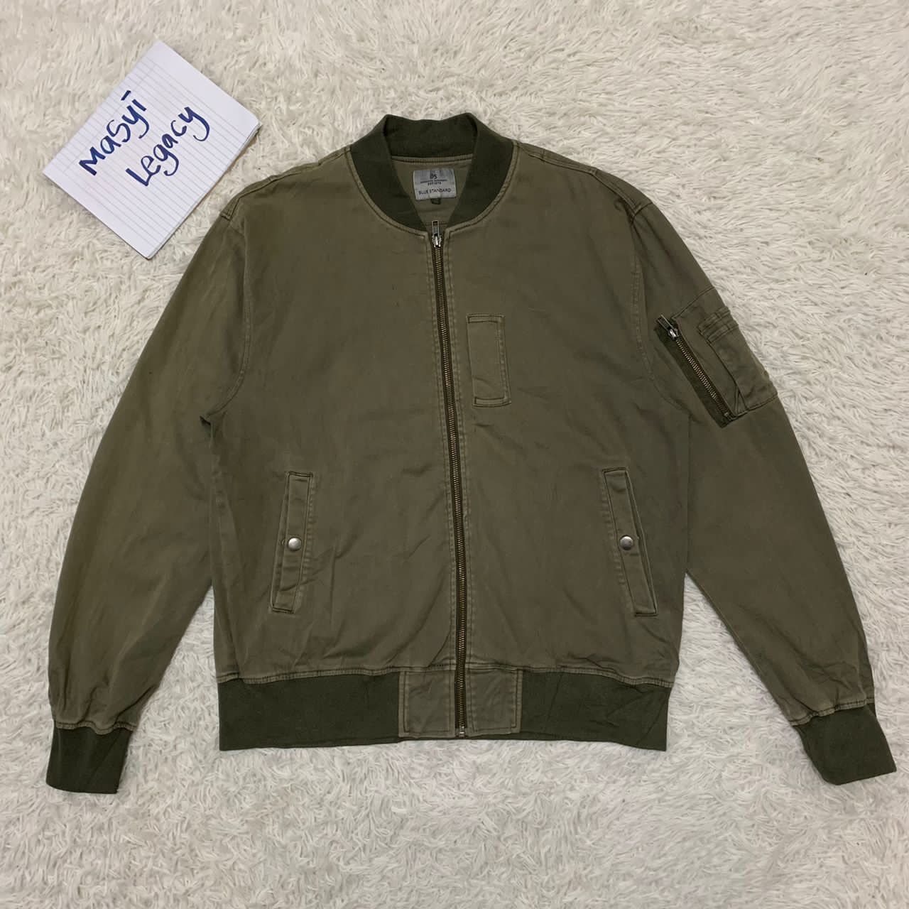 Japanese Brand BS exclusive garments blue standard bomber jacket style Size US L / EU 52-54 / 3 - 1 Thumbnail