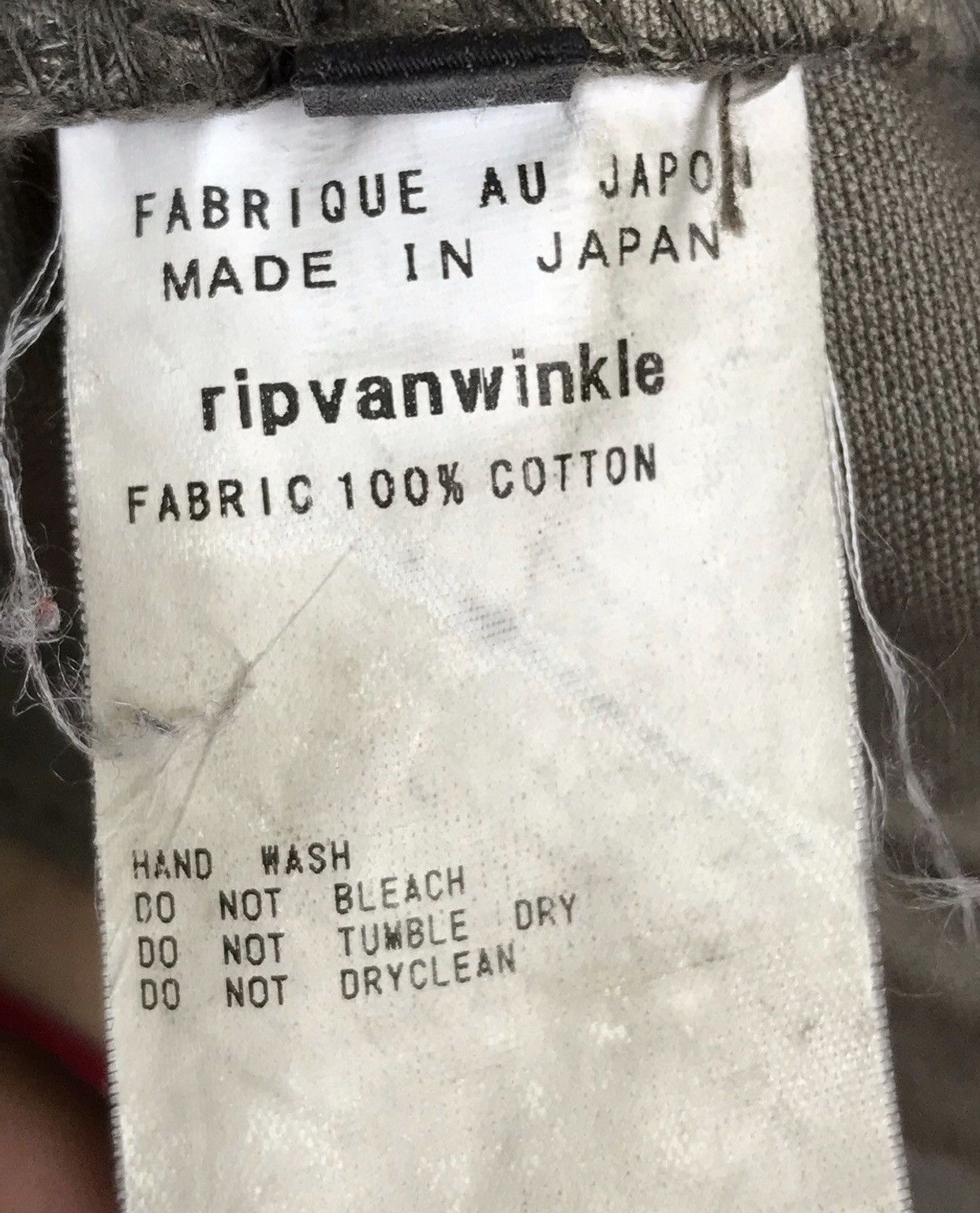 RIPVANWINKLE Rip Van Winkle Bikers Zipper Trousers Made In Japan Size US 29 - 9 Thumbnail