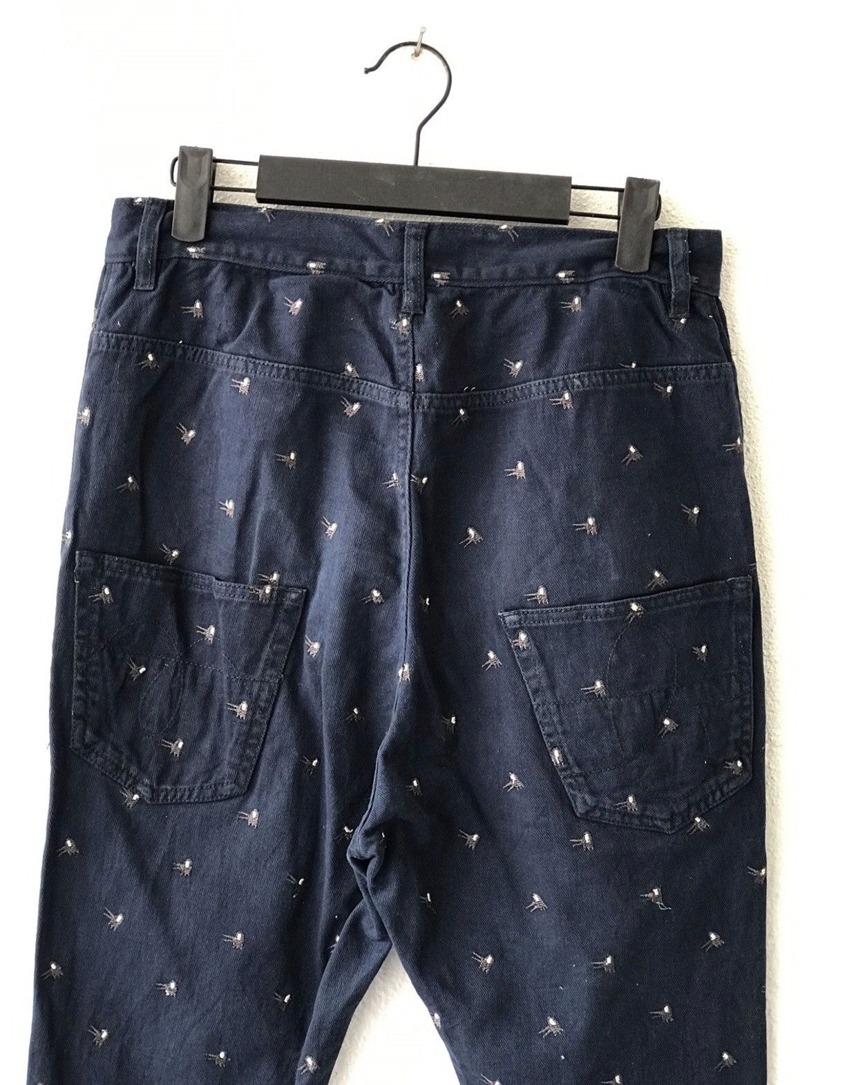 Issey Miyake × mercibeaucoup Mercibeaucoup Embroidered Drops Crotch Trousers Size US 29 - 6 Thumbnail