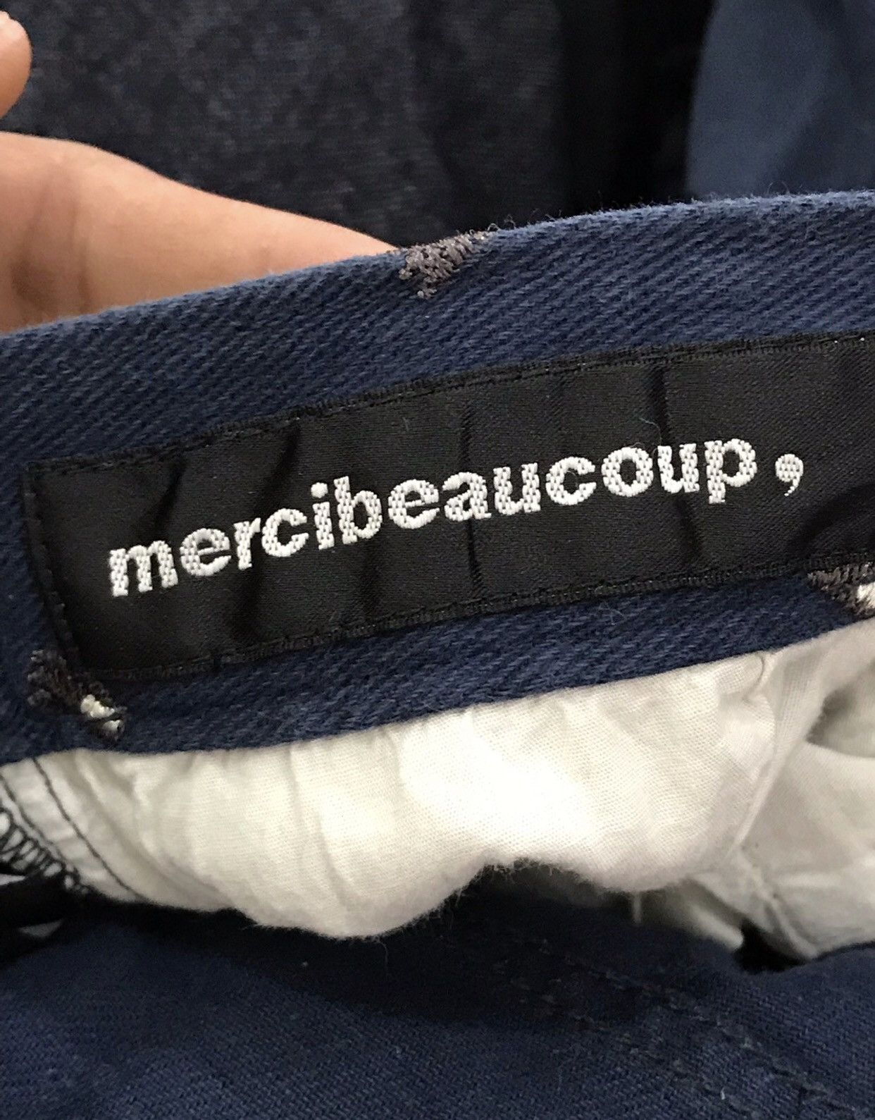 Issey Miyake × mercibeaucoup Mercibeaucoup Embroidered Drops Crotch Trousers Size US 29 - 9 Thumbnail