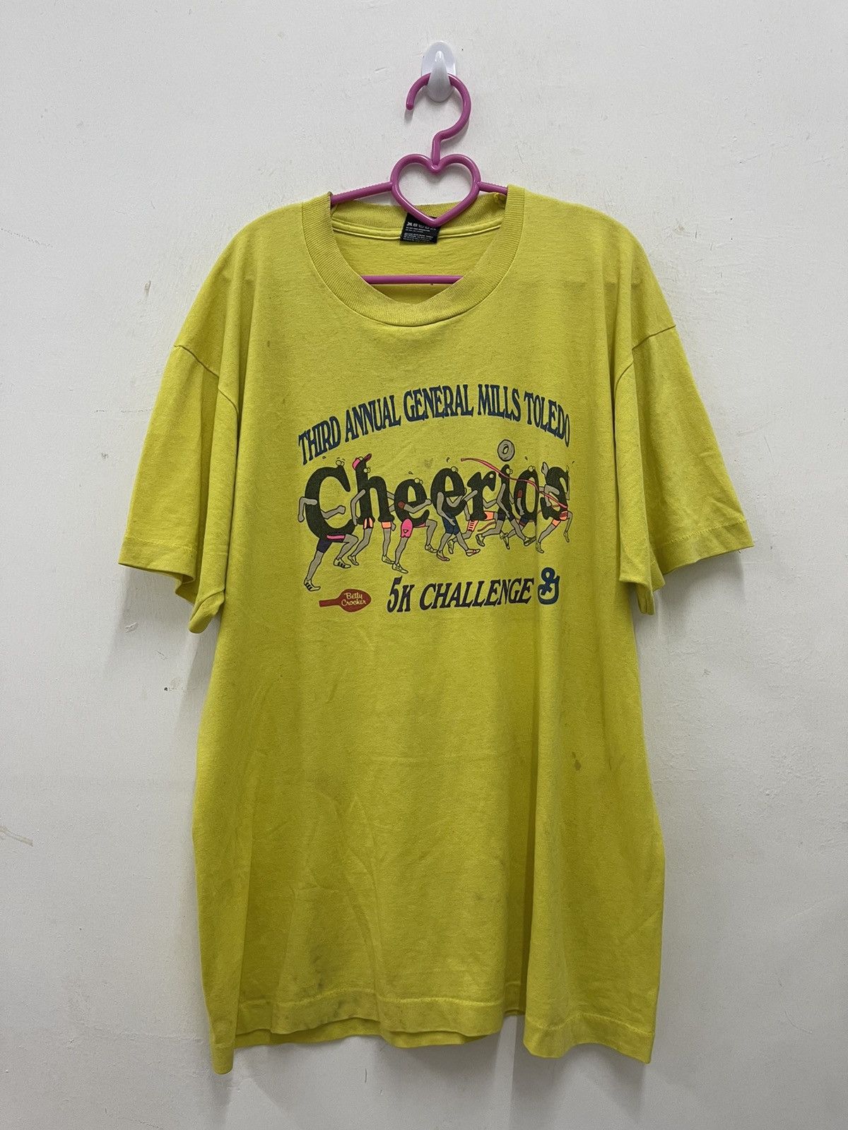 Vintage Rare Vintage 5k Challenge Cheerios Nike Adidas Shoes Tee Size US XL / EU 56 / 4 - 1 Thumbnail
