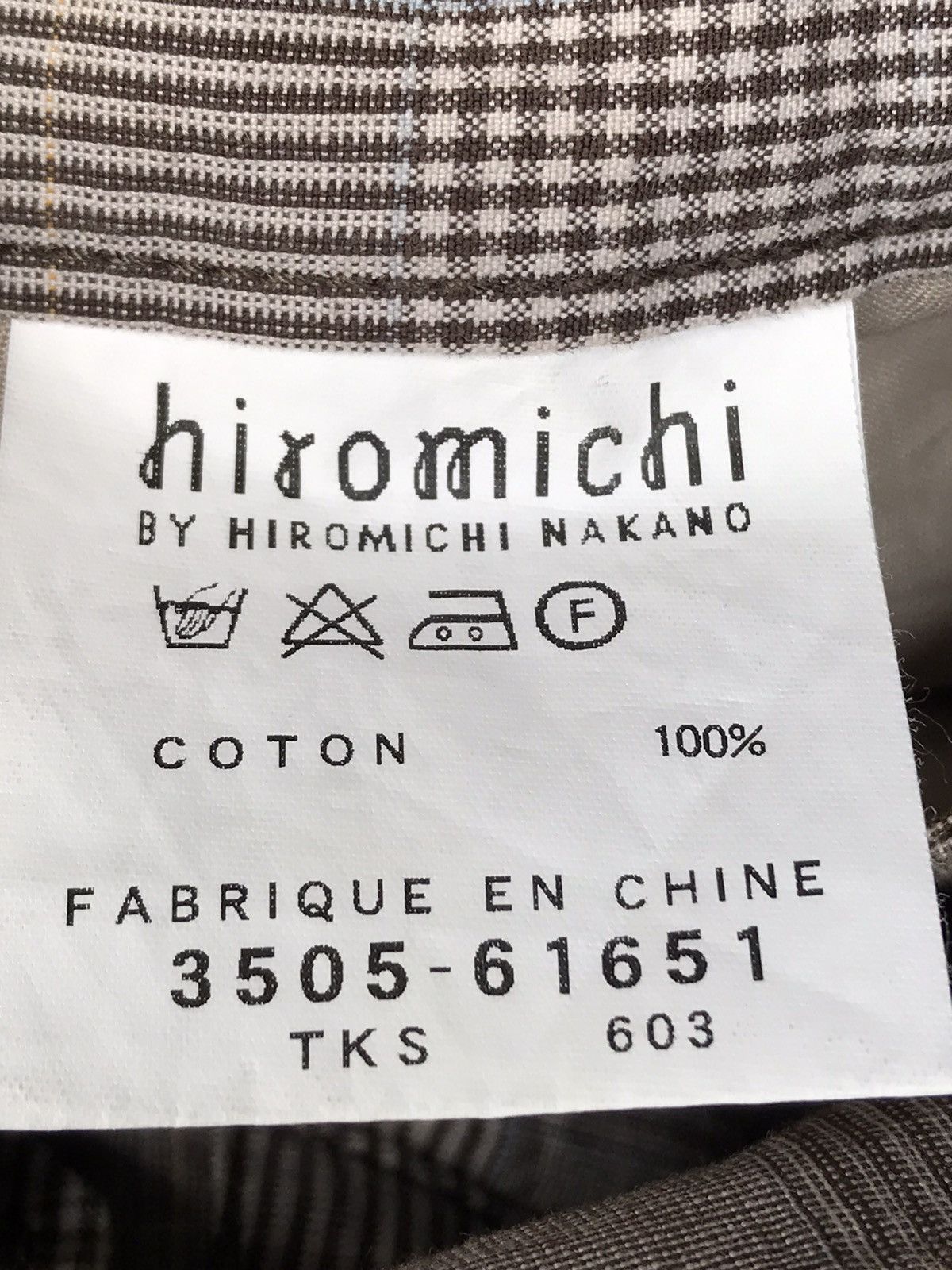 Japanese Brand Hiromichi Nakano Cargo Plaid Pants Size US 32 / EU 48 - 11 Thumbnail