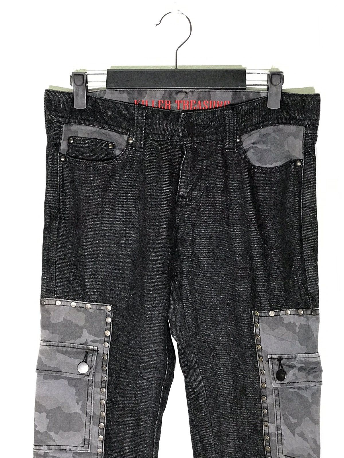 Japanese Brand Killer Treasure Cargo Pocket Jeans Made In Japan Size US 32 / EU 48 - 1 Thumbnail
