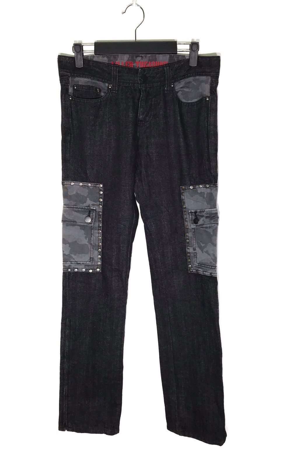 Japanese Brand Killer Treasure Cargo Pocket Jeans Made In Japan Size US 32 / EU 48 - 3 Thumbnail