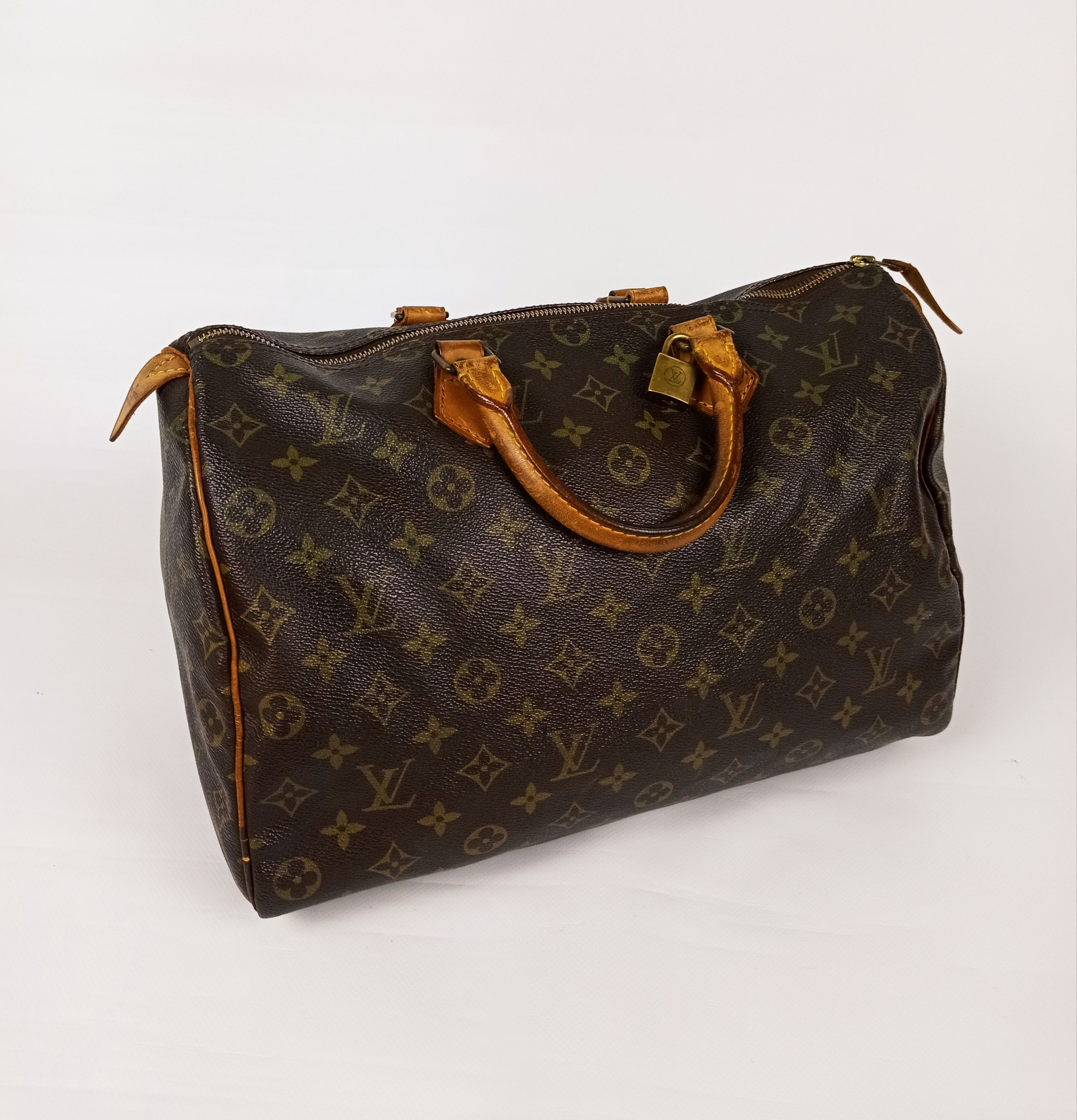 Louis Vuitton 1988 Vintage Louis Vuitton 35 Speedy Duffle Bag