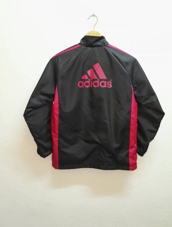 Adidas 💥RARE💥 Vintage Adidas Windbreaker Jacket Zipper big Logo Size US S / EU 44-46 / 1 - 1 Thumbnail