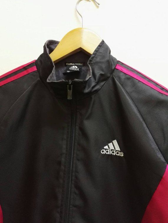 Adidas 💥RARE💥 Vintage Adidas Windbreaker Jacket Zipper big Logo Size US S / EU 44-46 / 1 - 2 Thumbnail