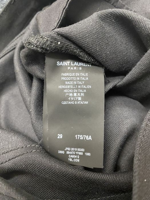 Saint Laurent Paris Saint Laurent SS19 D20 Straight Jeans Grailed