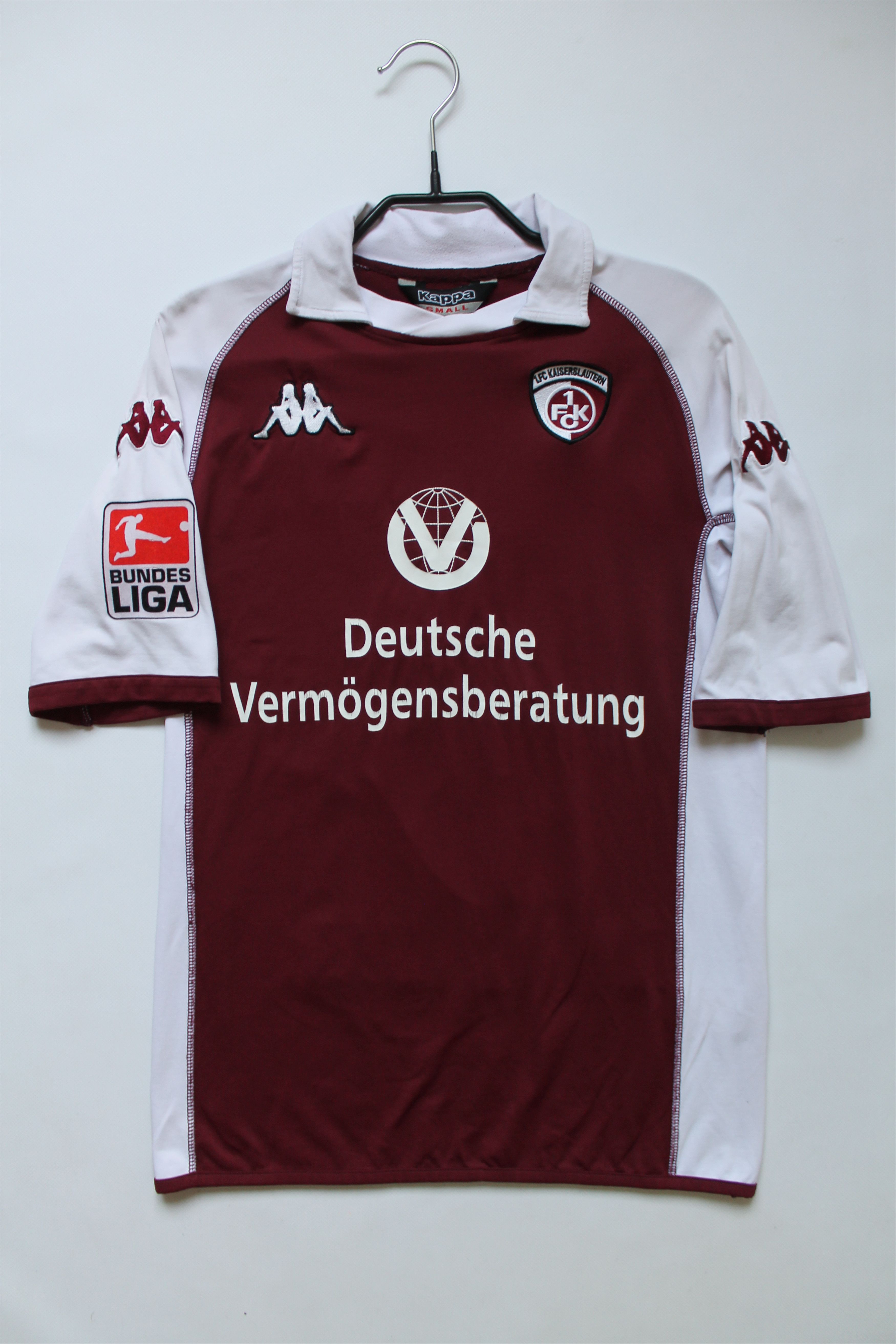 Kappa × Vintage 2004 Janker 1. FC Kaiserslautern Soccer Jersey Bundes Liga Size US S / EU 44-46 / 1 - 10 Thumbnail