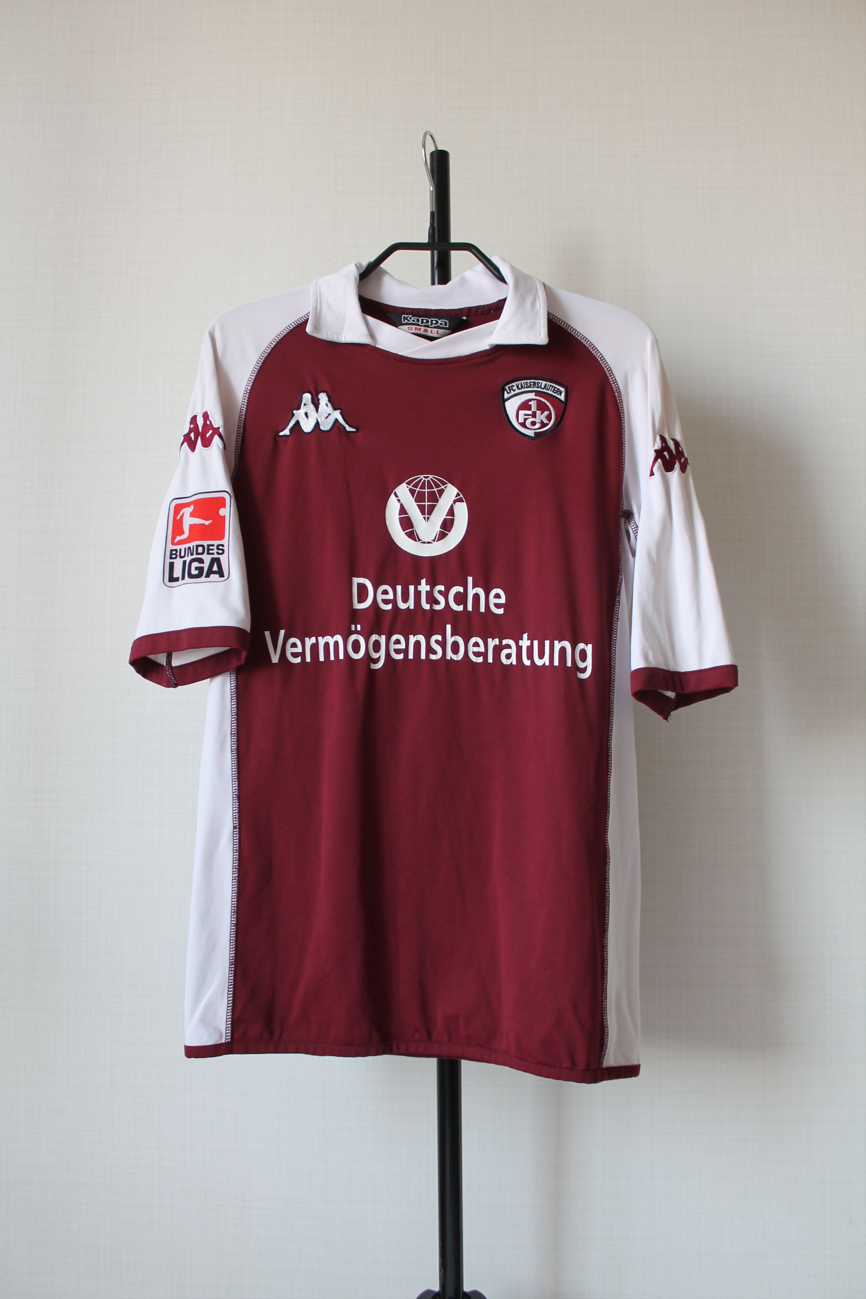 Kappa × Vintage 2004 Janker 1. FC Kaiserslautern Soccer Jersey Bundes Liga Size US S / EU 44-46 / 1 - 2 Thumbnail