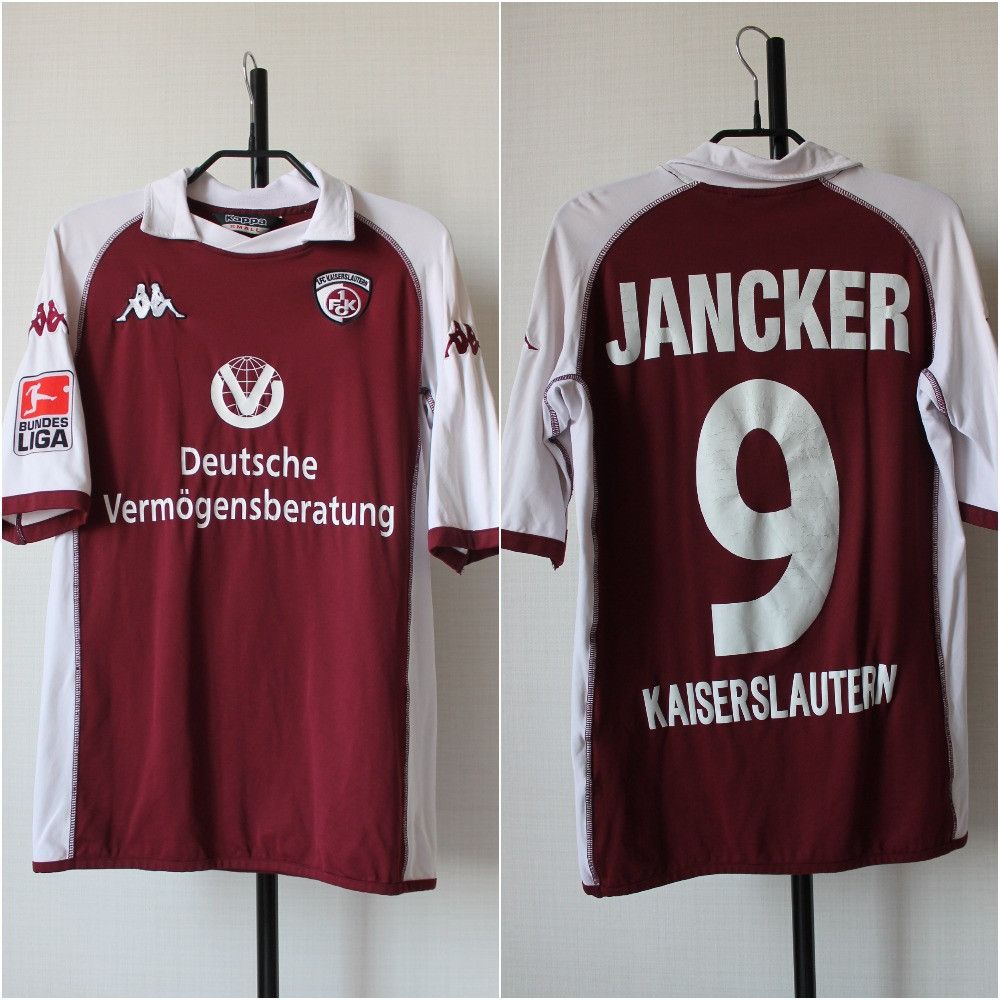 Kappa × Vintage 2004 Janker 1. FC Kaiserslautern Soccer Jersey Bundes Liga Size US S / EU 44-46 / 1 - 1 Thumbnail