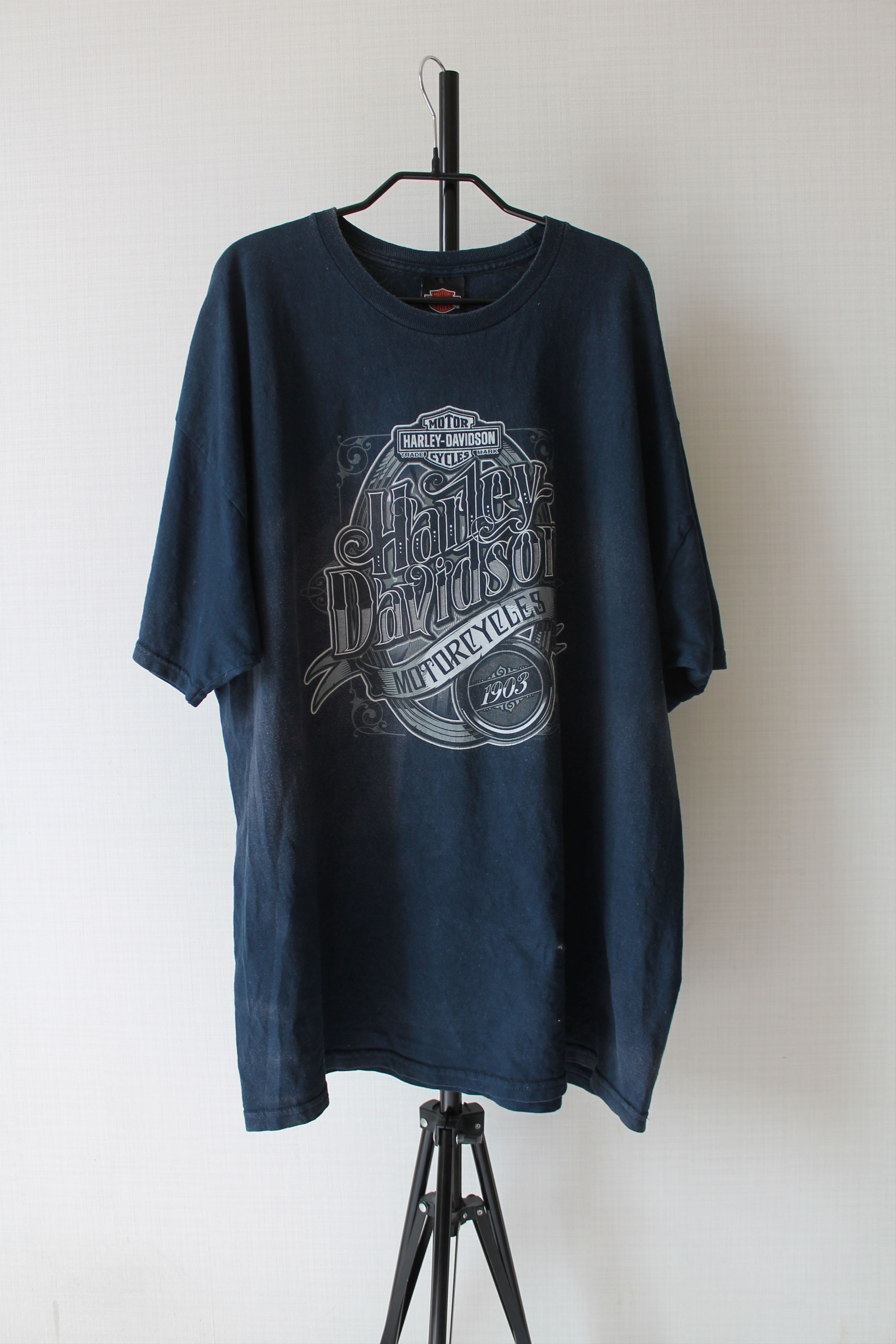 Harley Davidson 2012 Rare Print Harley Davidson Faded trashed Mexico Bravado Size US XXL / EU 58 / 5 - 2 Thumbnail