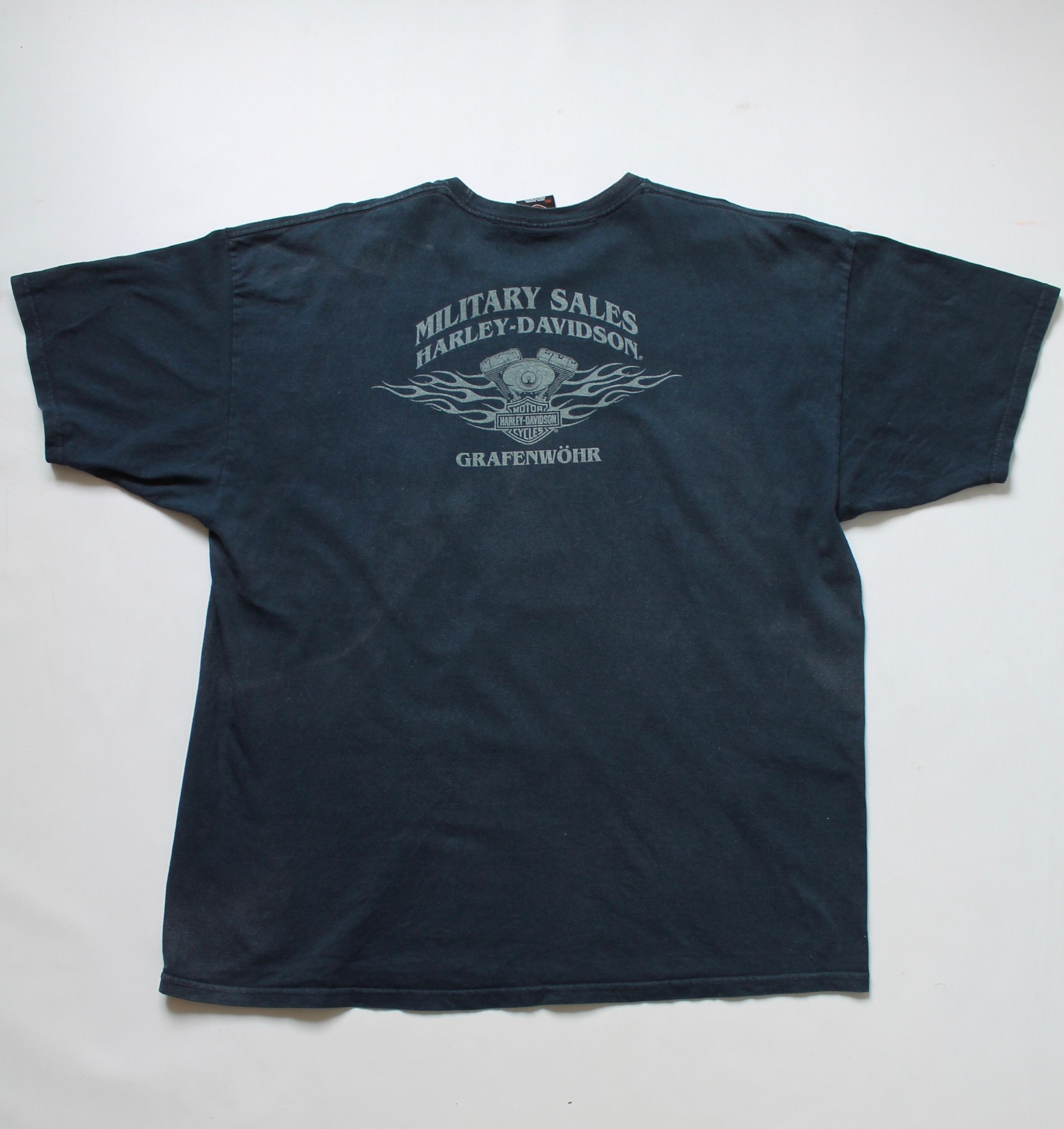 Harley Davidson 2012 Rare Print Harley Davidson Faded trashed Mexico Bravado Size US XXL / EU 58 / 5 - 14 Thumbnail