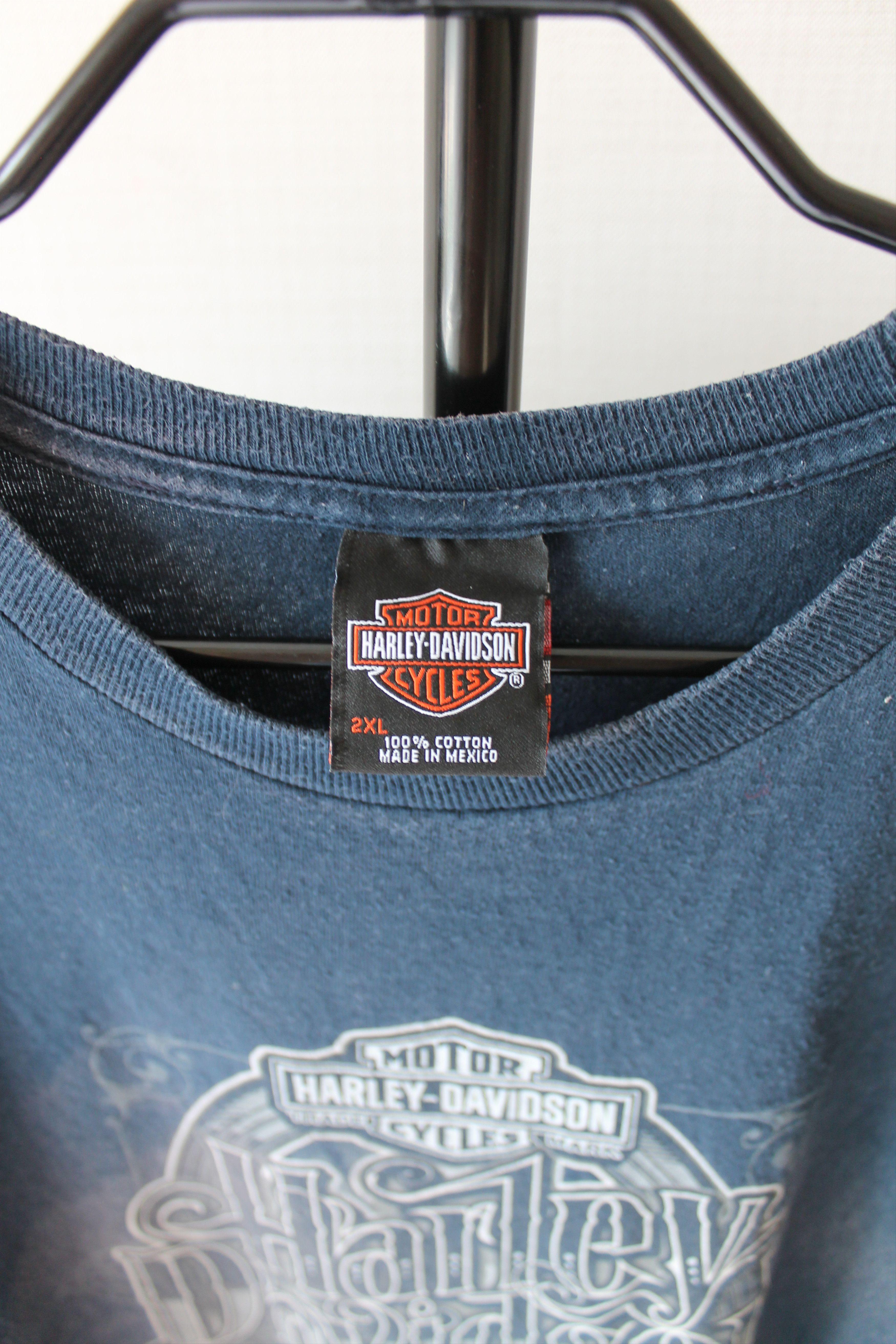 Harley Davidson 2012 Rare Print Harley Davidson Faded trashed Mexico Bravado Size US XXL / EU 58 / 5 - 3 Thumbnail