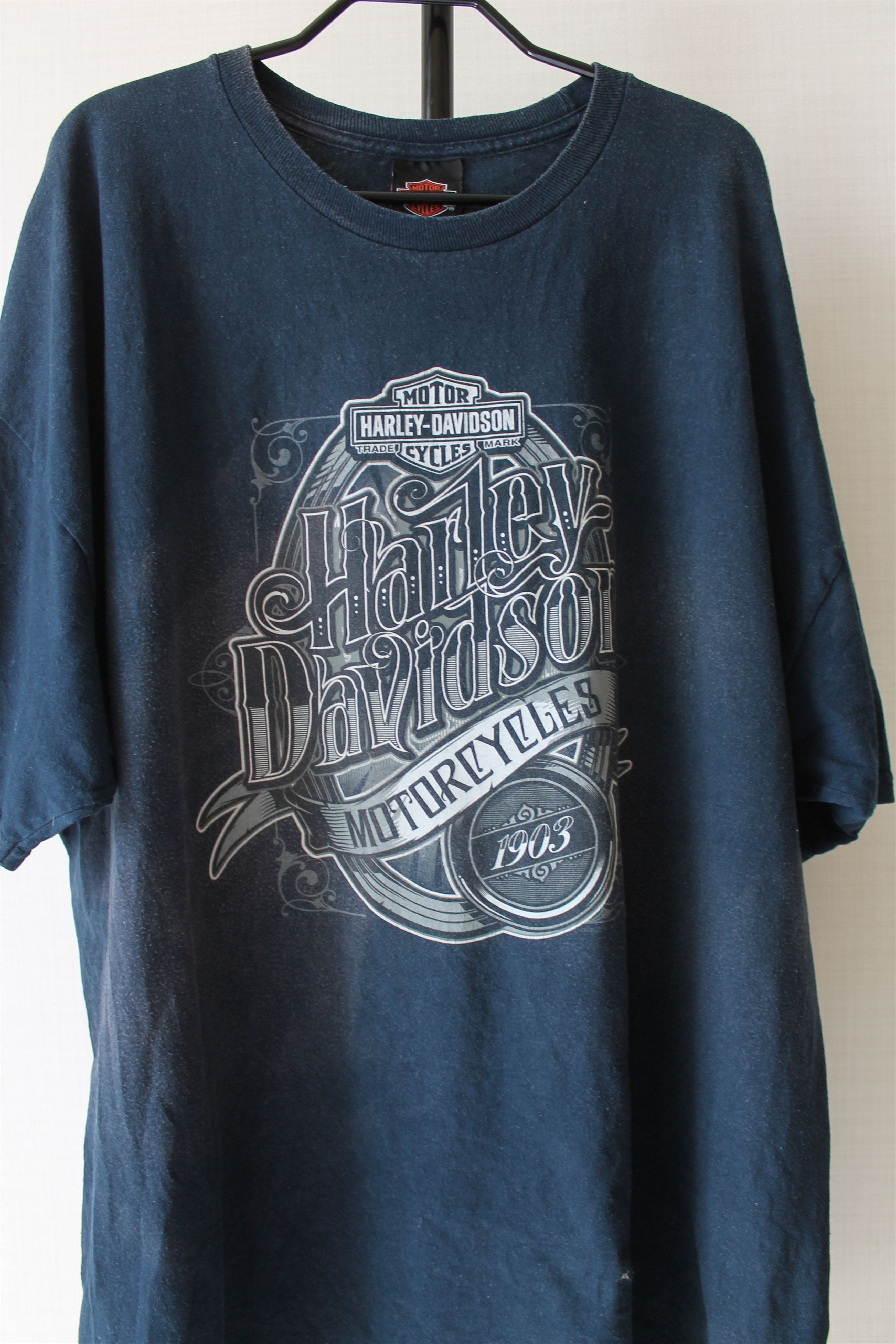 Harley Davidson 2012 Rare Print Harley Davidson Faded trashed Mexico Bravado Size US XXL / EU 58 / 5 - 1 Thumbnail