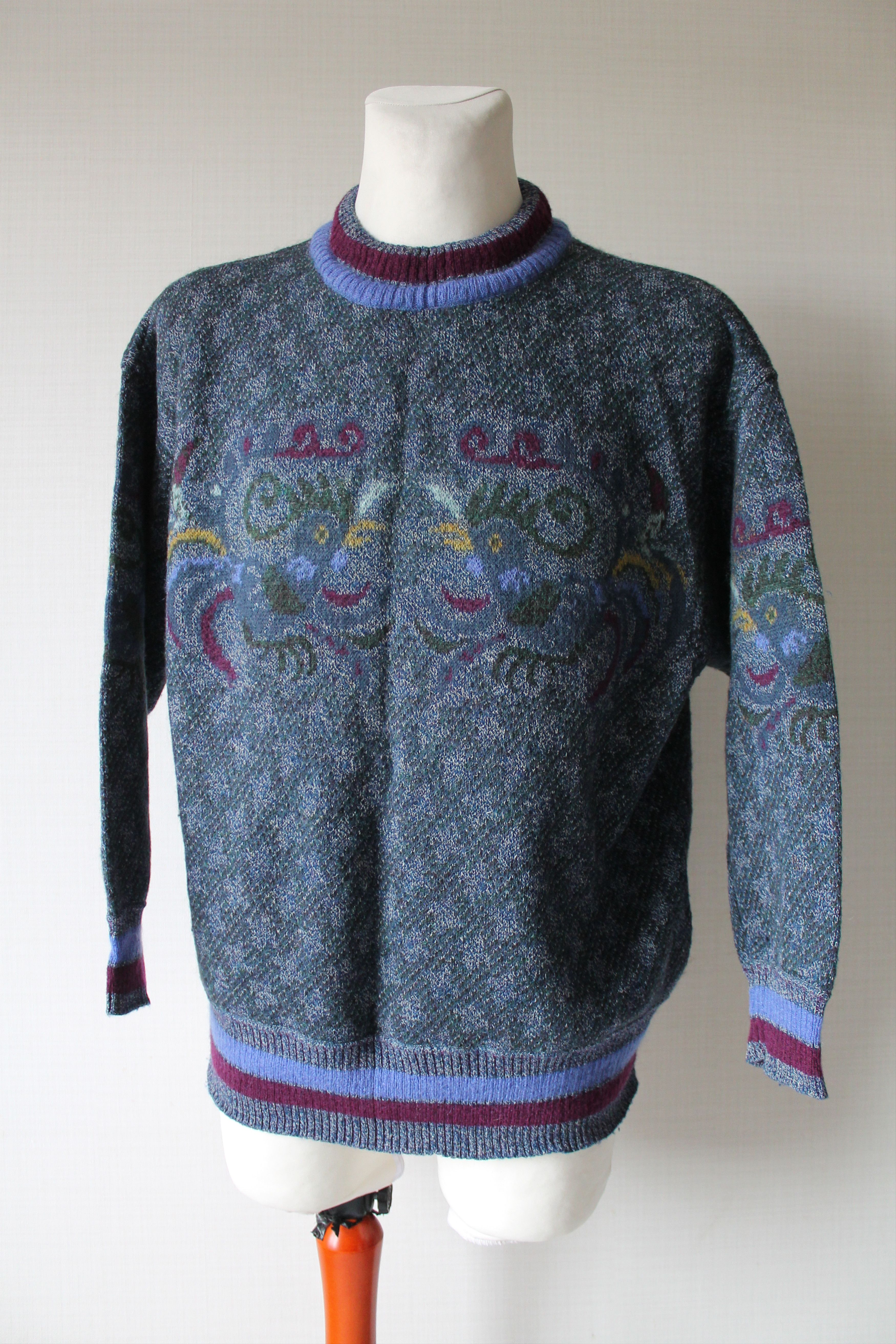 Bogner 80's BOGNER Wool Mohair Alpaca Sweater Rooster Ski Size US M / EU 48-50 / 2 - 2 Thumbnail