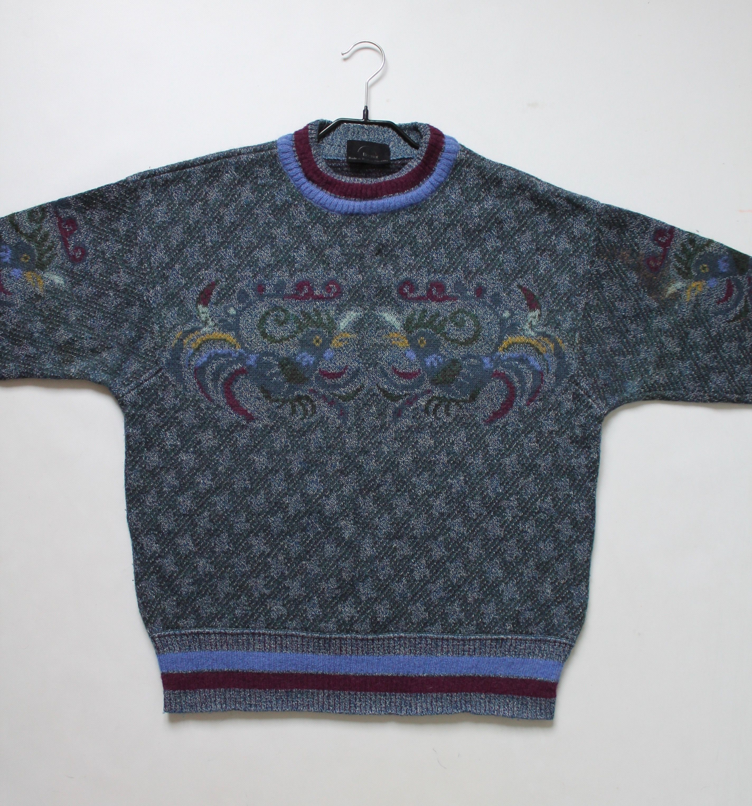 Bogner 80's BOGNER Wool Mohair Alpaca Sweater Rooster Ski Size US M / EU 48-50 / 2 - 7 Thumbnail