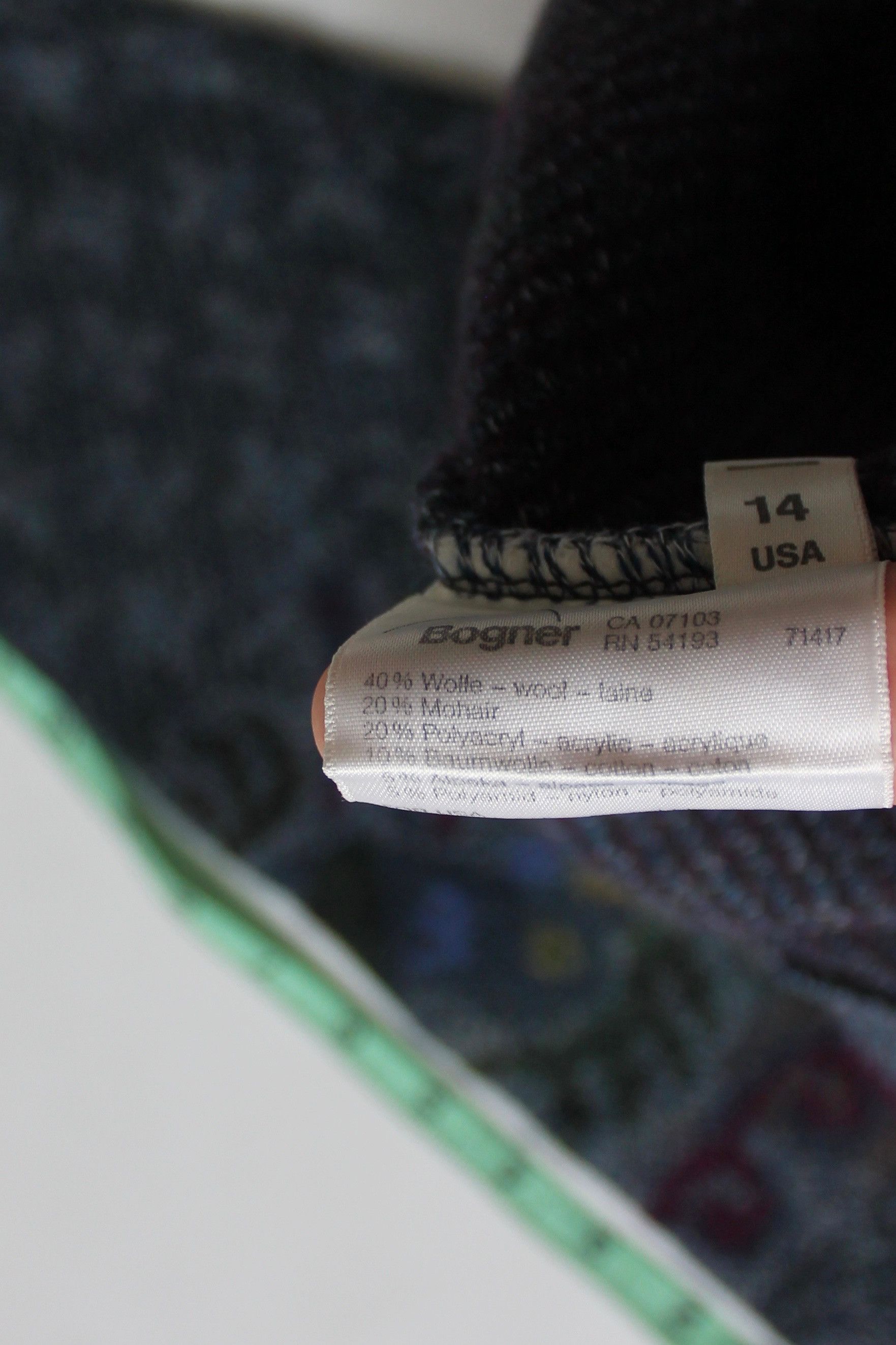 Bogner 80's BOGNER Wool Mohair Alpaca Sweater Rooster Ski Size US M / EU 48-50 / 2 - 9 Thumbnail