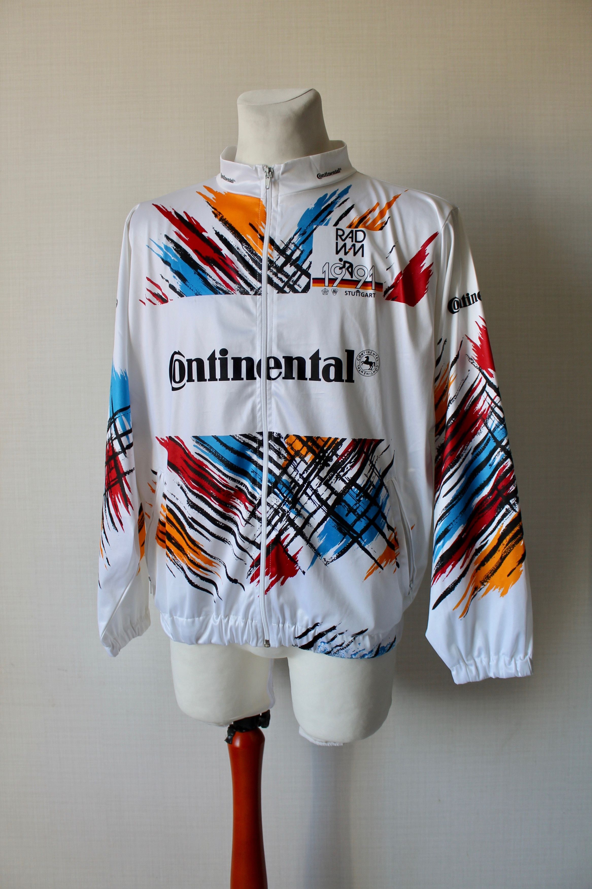 Vintage 1991 UCI Road World Championships Stuttgart Cycling Size US M / EU 48-50 / 2 - 1 Thumbnail