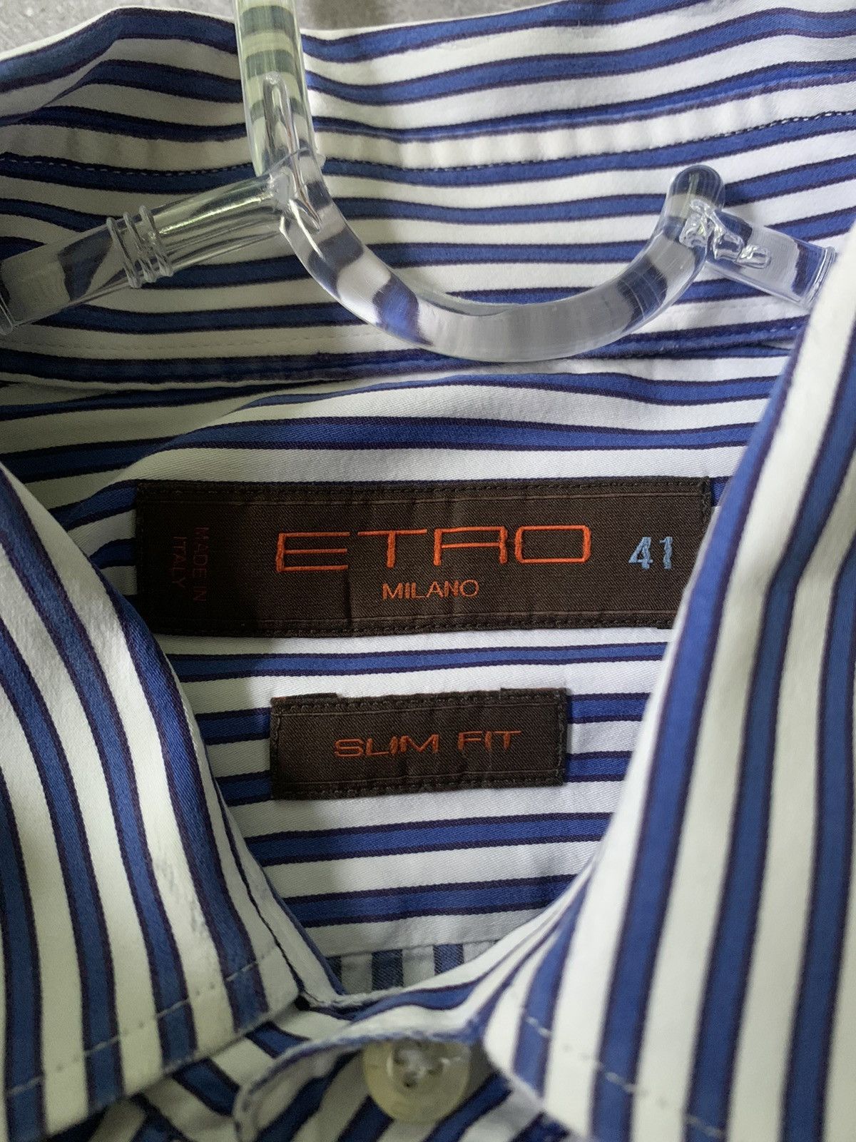 Etro ETRO Stripes Oxford Shirt Button Up LongSleeve Size US L / EU 52-54 / 3 - 8 Thumbnail