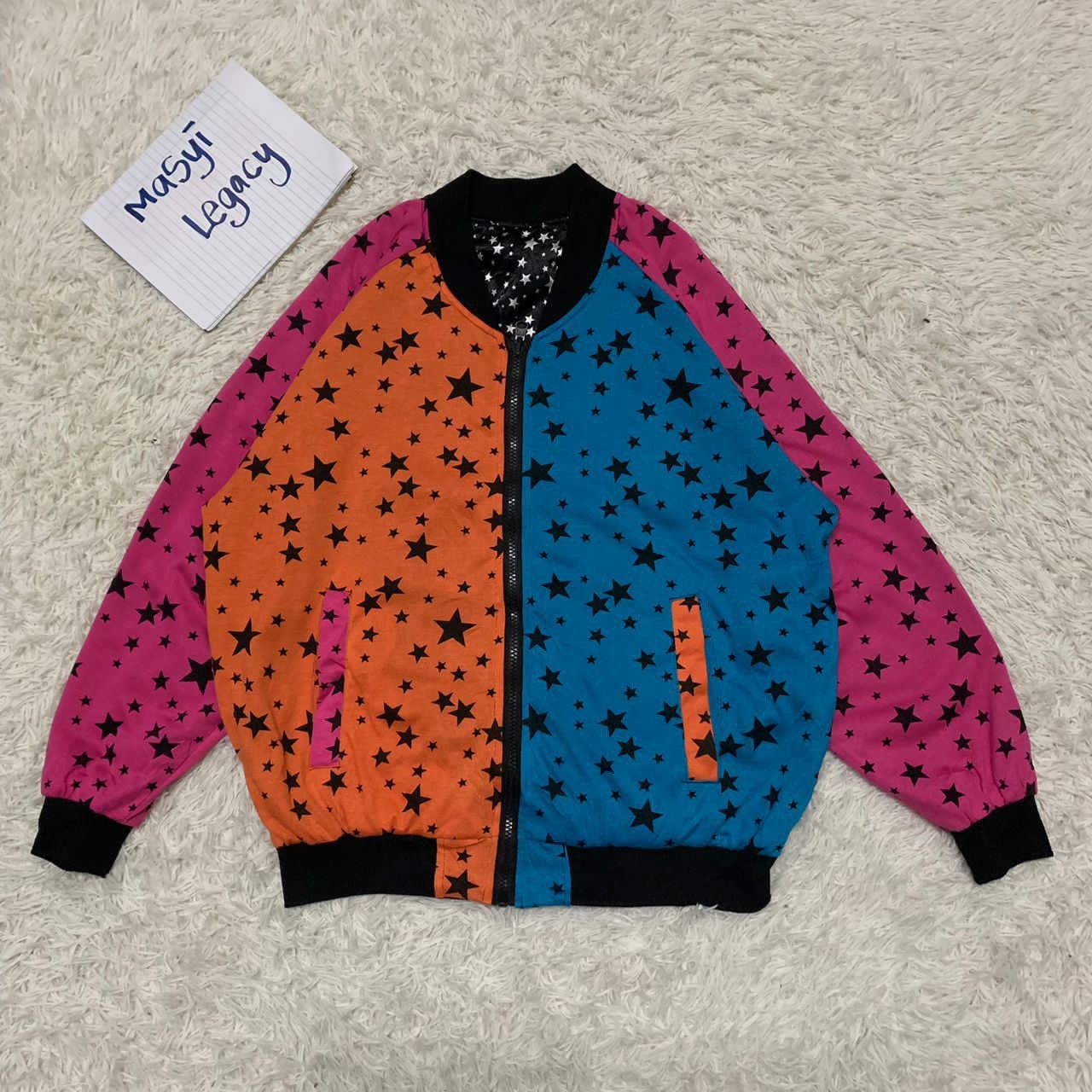 Other Colourful rare design reversible jacket Size US L / EU 52-54 / 3 - 1 Thumbnail