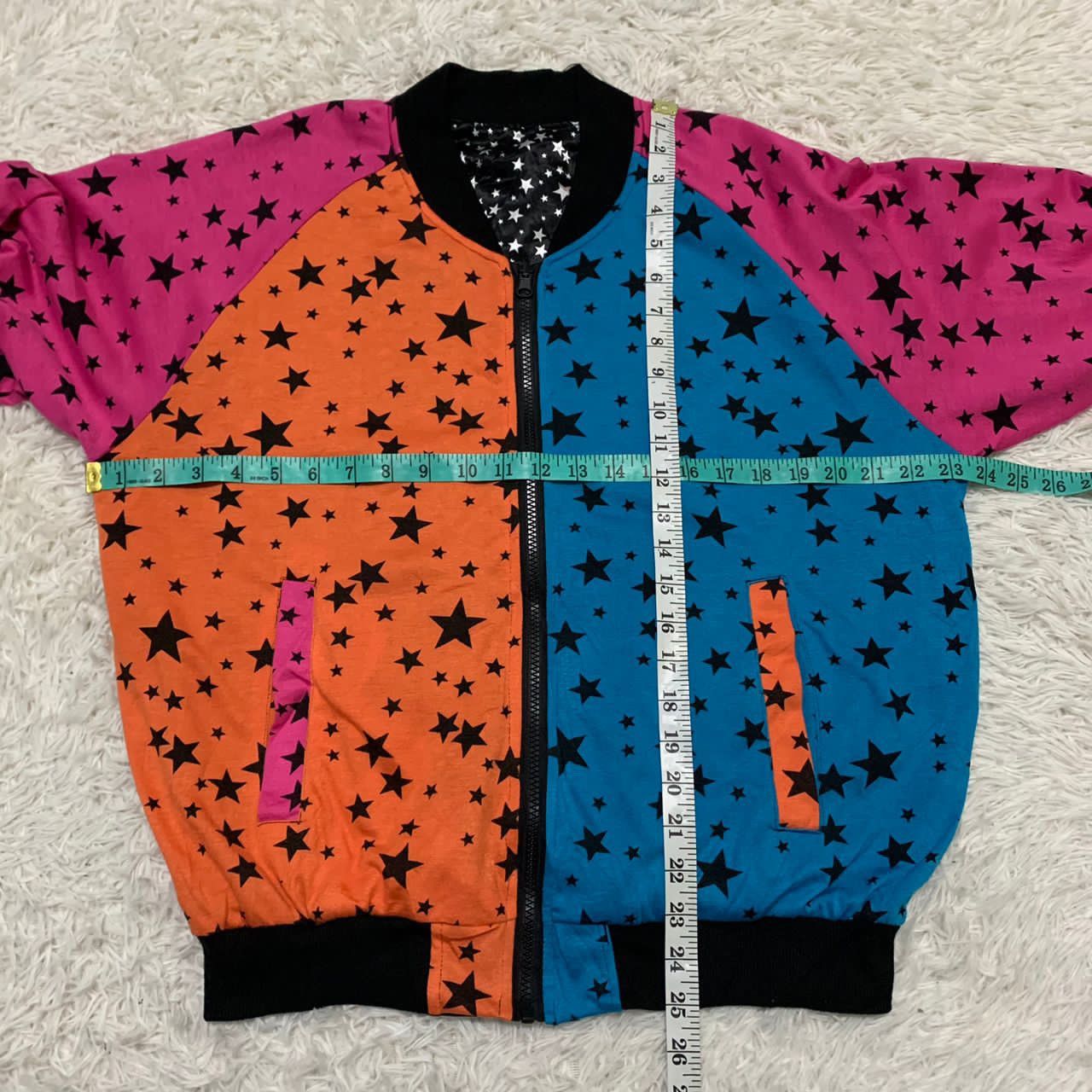 Other Colourful rare design reversible jacket Size US L / EU 52-54 / 3 - 4 Thumbnail