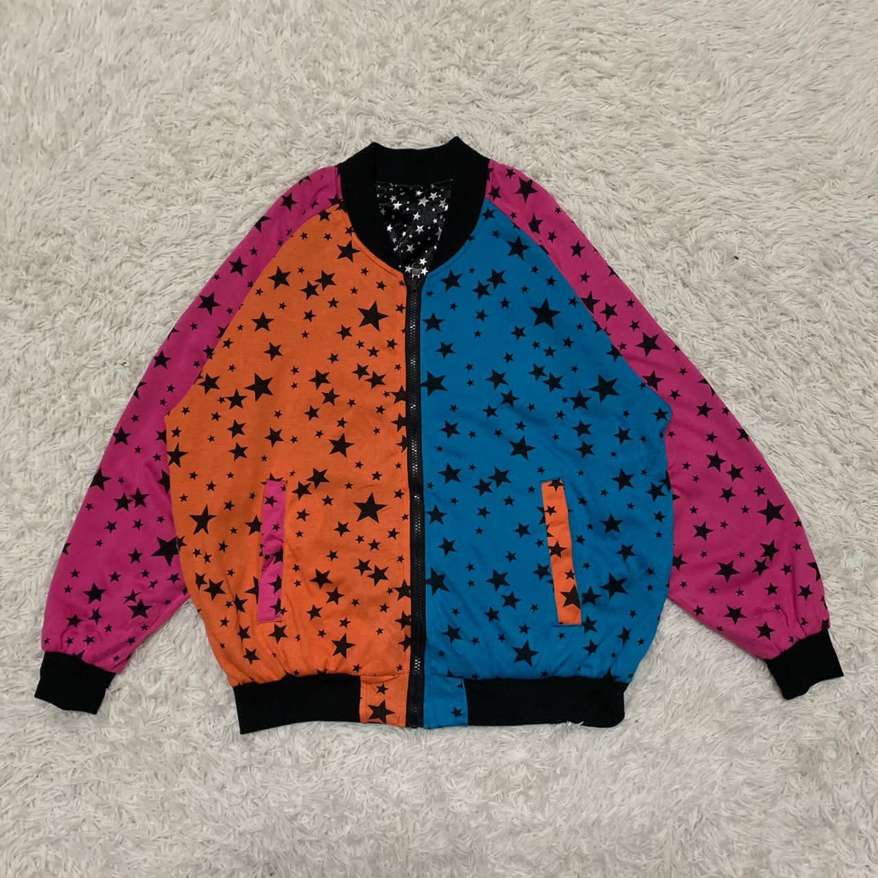 Other Colourful rare design reversible jacket Size US L / EU 52-54 / 3 - 8 Thumbnail