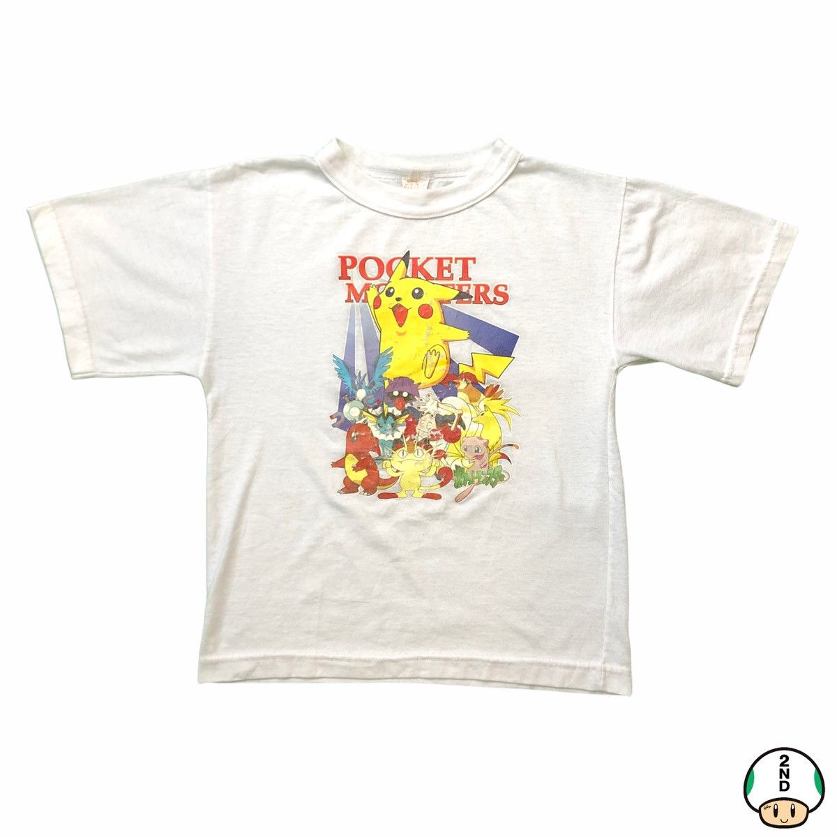 Anime Vintage 90s Pokemon T Shirt Pocket Monster Pikachu Anime Tee Size US XS / EU 42 / 0 - 1 Thumbnail