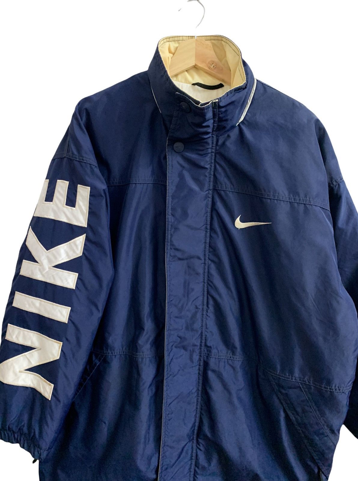 Nike Vintage 90s NIKE Oversized Jacket Size US L / EU 52-54 / 3 - 2 Thumbnail