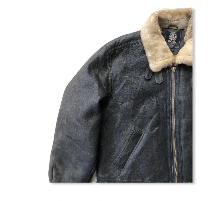 Vintage Vintage 2000 Suntory Coffee Boss B 3 Leather Jacket 🧥 Size US L / EU 52-54 / 3 - 4 Thumbnail
