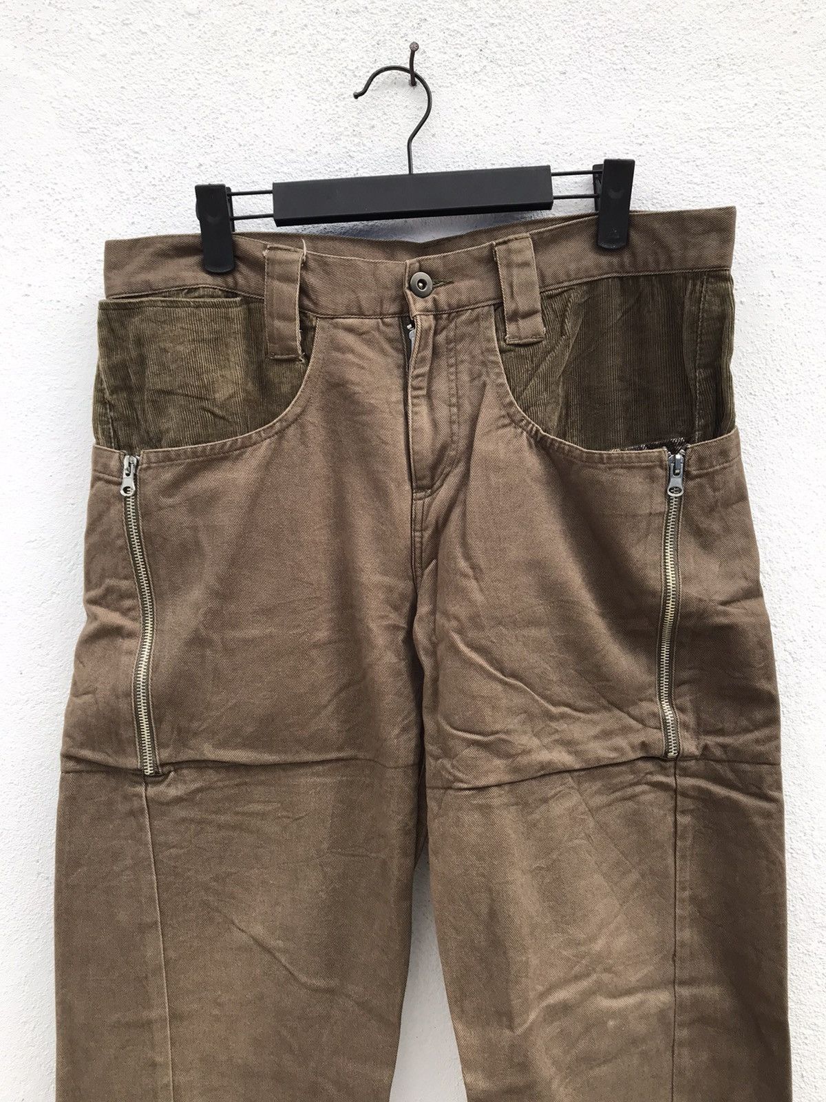 Japanese Brand Japanese Brand Kittle Double Waisted Pocket Zipper Pant Size US 34 / EU 50 - 4 Thumbnail