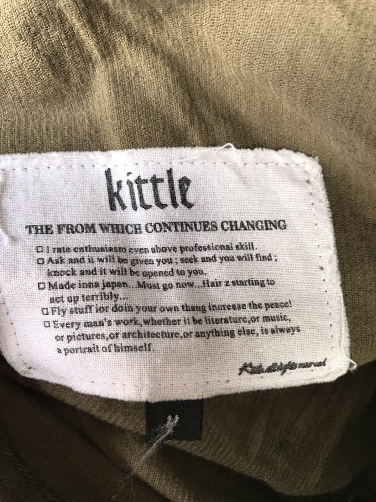 Japanese Brand Japanese Brand Kittle Double Waisted Pocket Zipper Pant Size US 34 / EU 50 - 9 Thumbnail