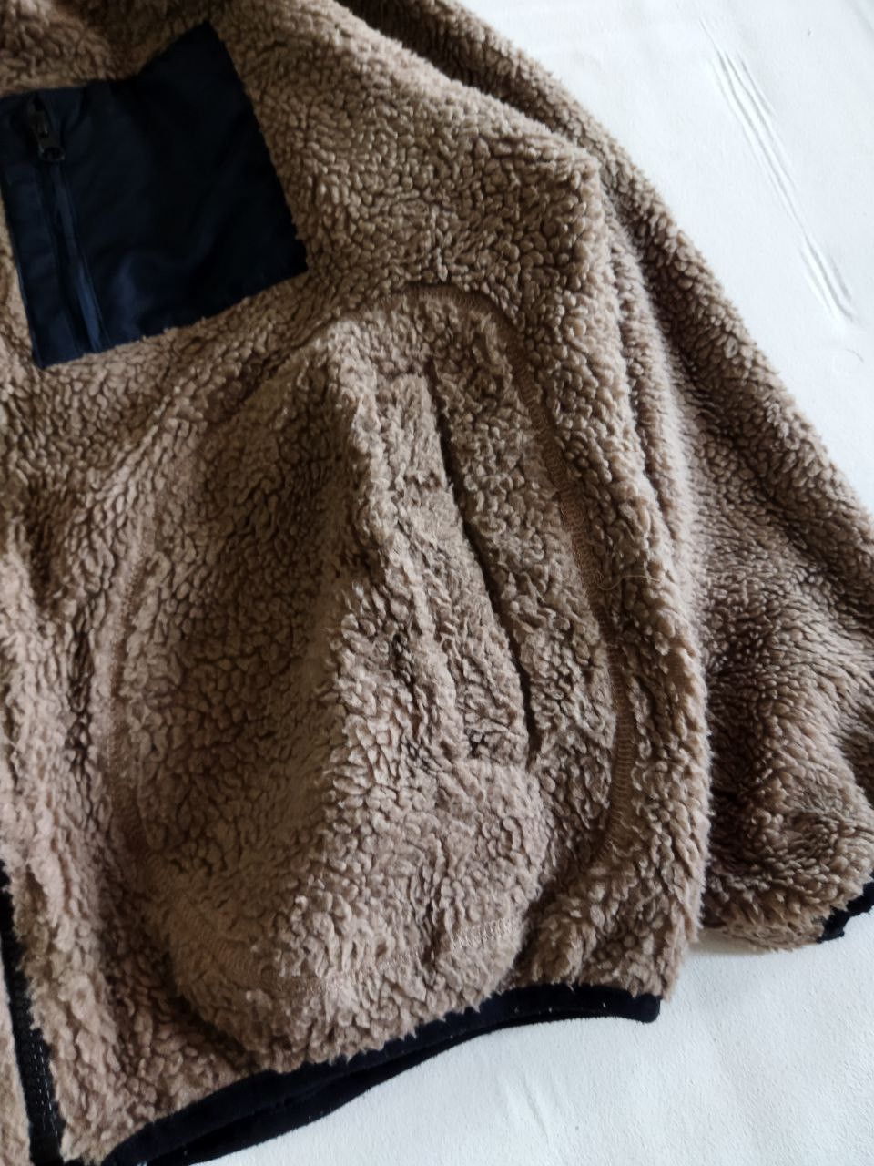 Japanese Brand Samansa Mos2 Reversible Sherpa Fleece Jacket Size US L / EU 52-54 / 3 - 7 Thumbnail