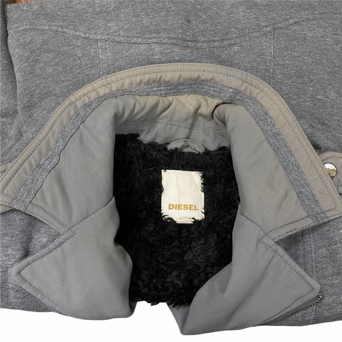 Diesel × Vintage Vintage DIESEL Double Collar Perfecto Design Zipper Jacket Size US XS / EU 42 / 0 - 9 Thumbnail
