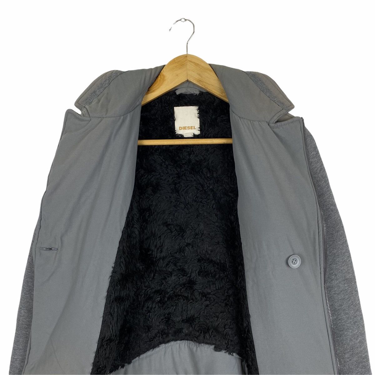 Diesel × Vintage Vintage DIESEL Double Collar Perfecto Design Zipper Jacket Size US XS / EU 42 / 0 - 6 Thumbnail