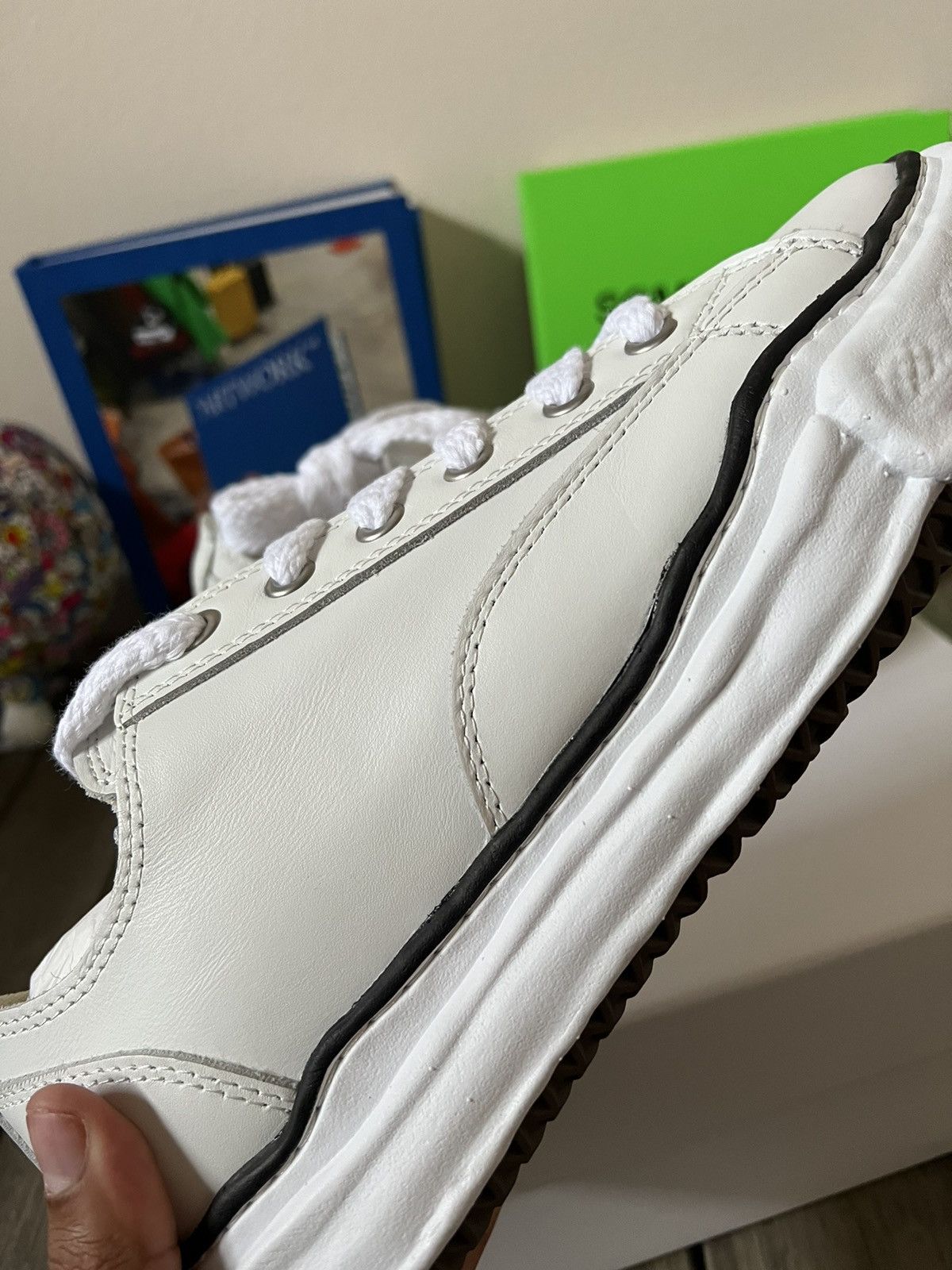Maison MIHARA YASUHIRO Maison Miharayasuhiro Leather Sneakers Size US 11 / EU 44 - 6 Thumbnail