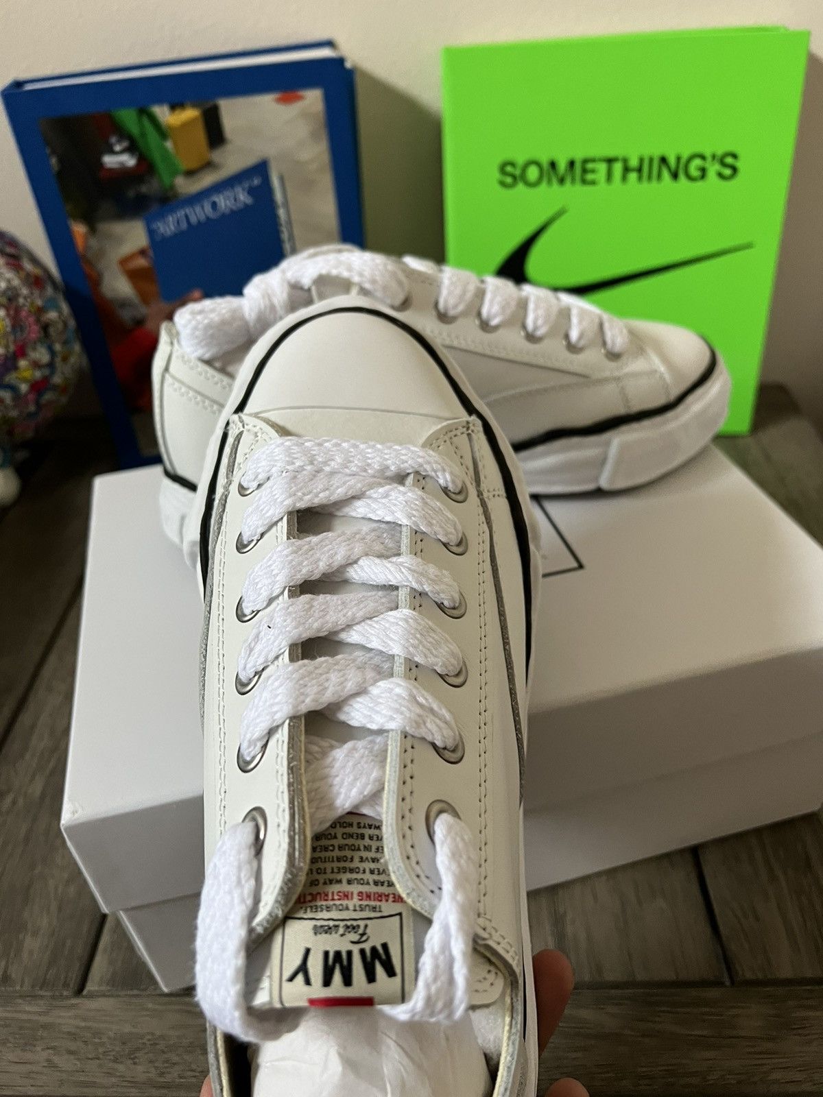 Maison MIHARA YASUHIRO Maison Miharayasuhiro Leather Sneakers Size US 11 / EU 44 - 7 Thumbnail