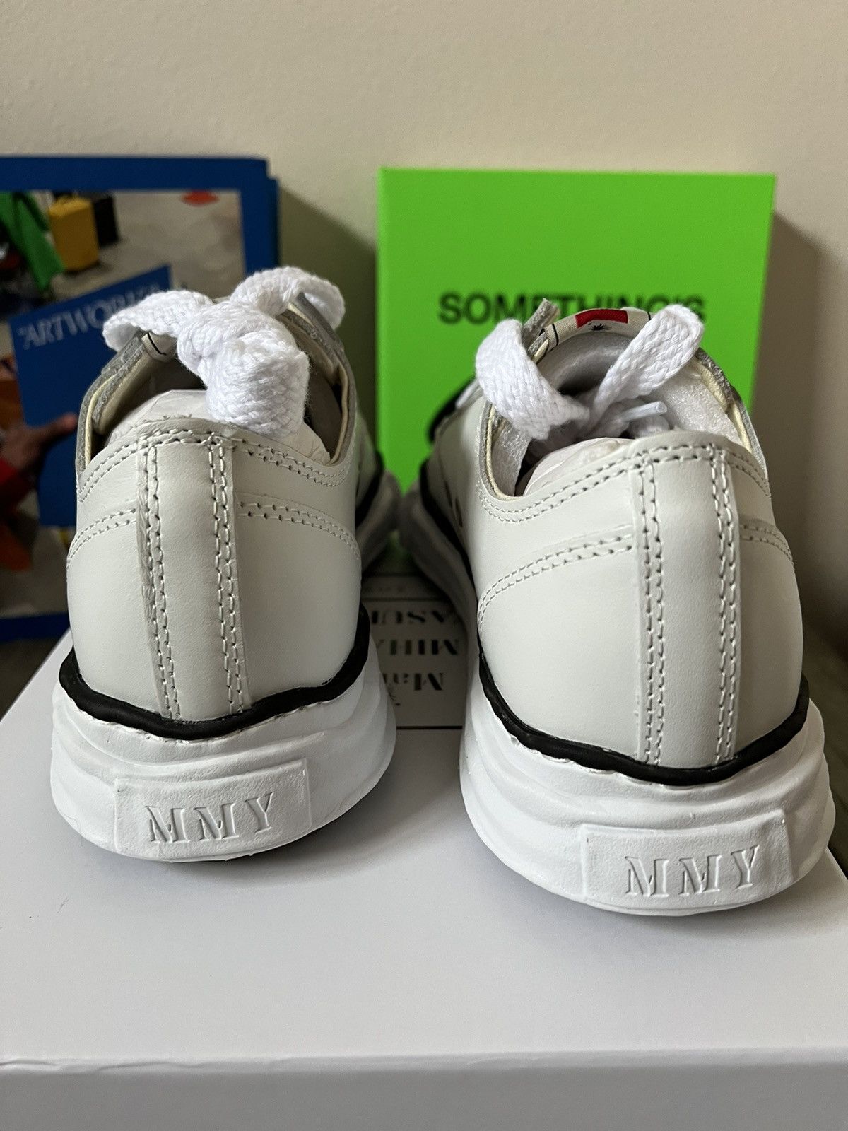 Maison MIHARA YASUHIRO Maison Miharayasuhiro Leather Sneakers Size US 11 / EU 44 - 4 Thumbnail