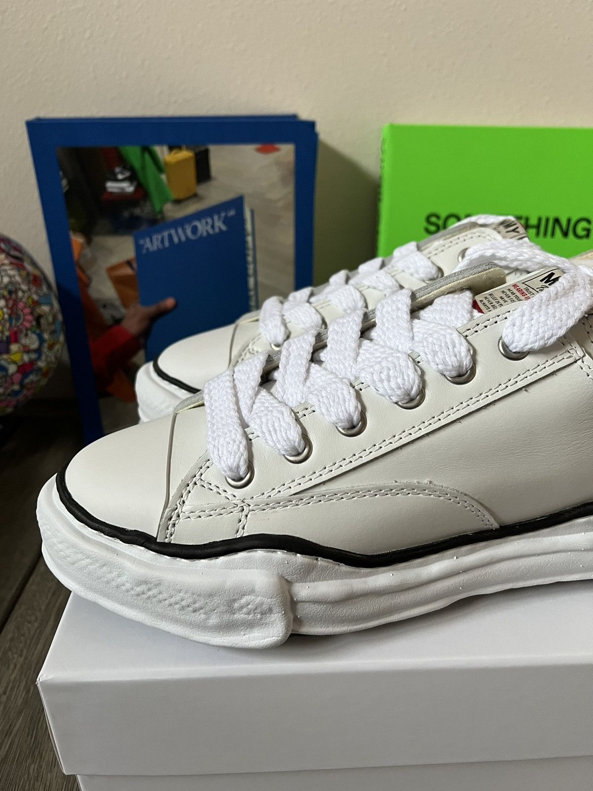 Maison MIHARA YASUHIRO Maison Miharayasuhiro Leather Sneakers Size US 11 / EU 44 - 2 Thumbnail