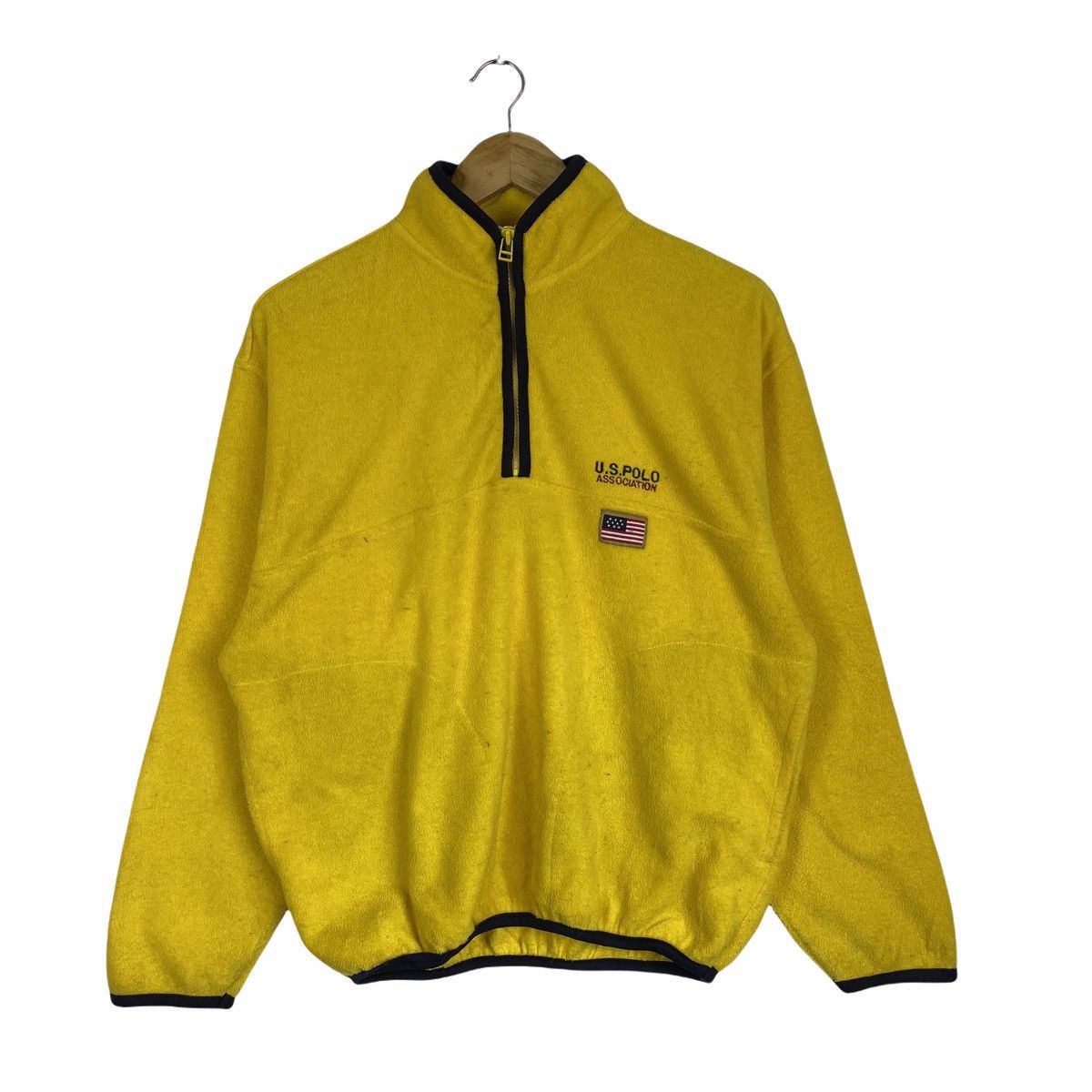 U.S. Polo Assn. × Vintage Vintage US POLO ASSOCIATION Usa Fleece Sweatshirt Pullover Size US M / EU 48-50 / 2 - 1 Thumbnail