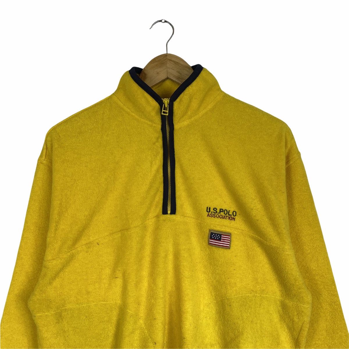 U.S. Polo Assn. × Vintage Vintage US POLO ASSOCIATION Usa Fleece Sweatshirt Pullover Size US M / EU 48-50 / 2 - 4 Thumbnail