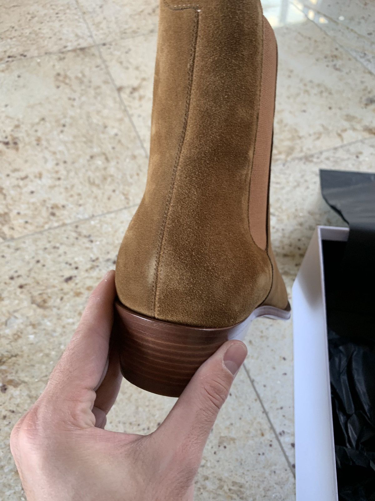 Celine Carmague Camel Boots Size US 12 / EU 45 - 9 Thumbnail
