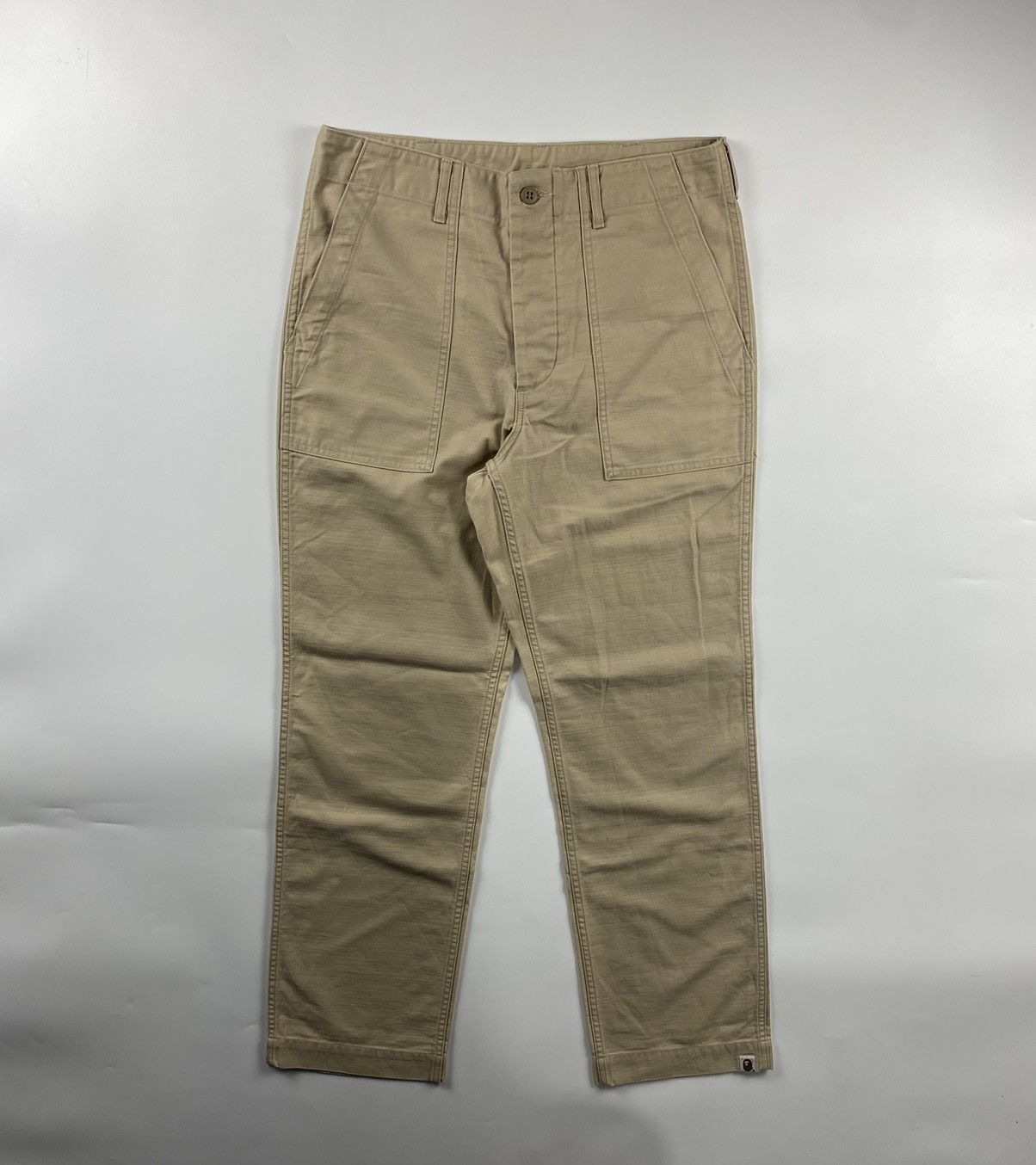 image of Bape Pants in Beige, Men's (Size 32)