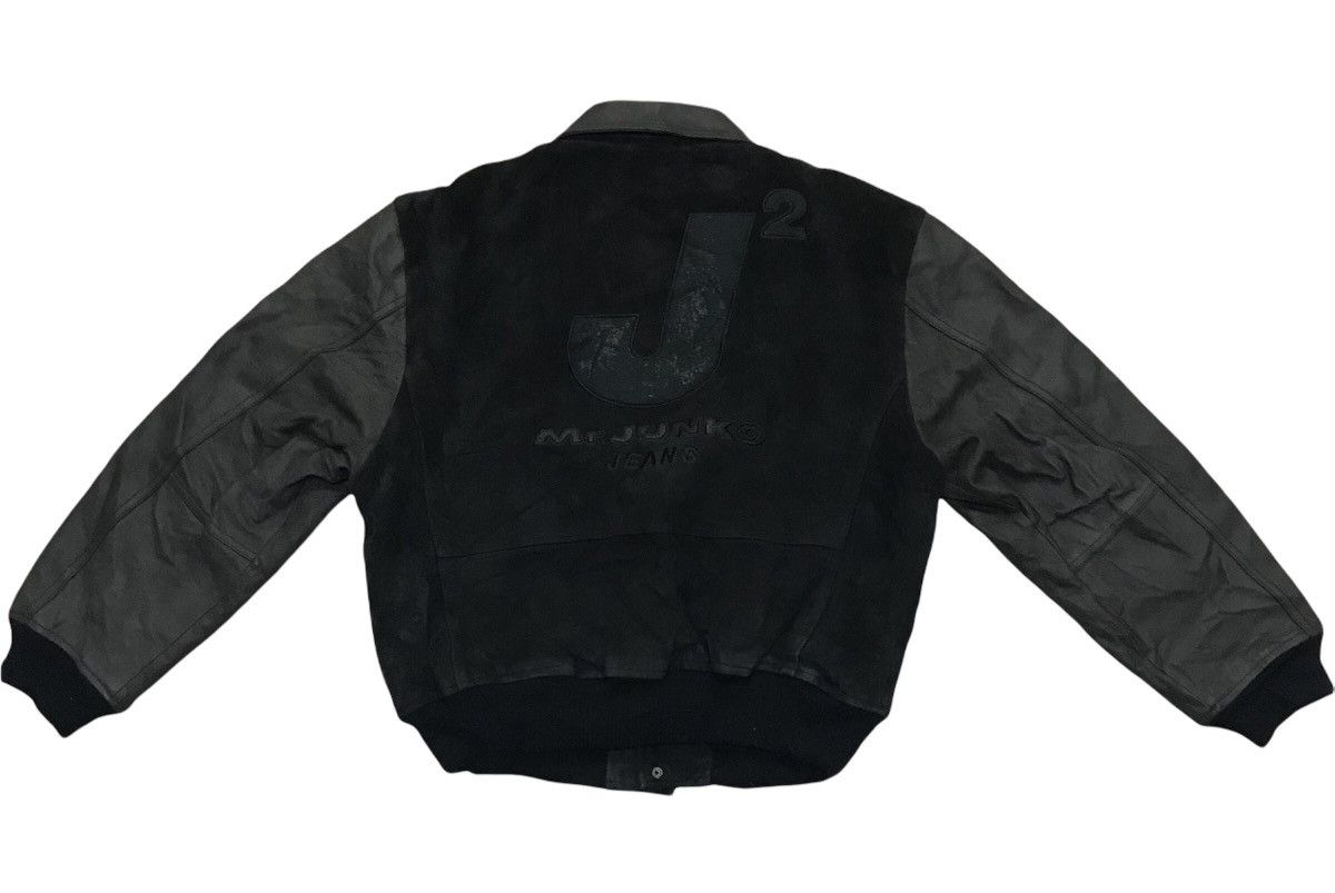 Mr. Junko Vintage Mr.junko varsity suede leather bomber jacket Size US M / EU 48-50 / 2 - 7 Thumbnail