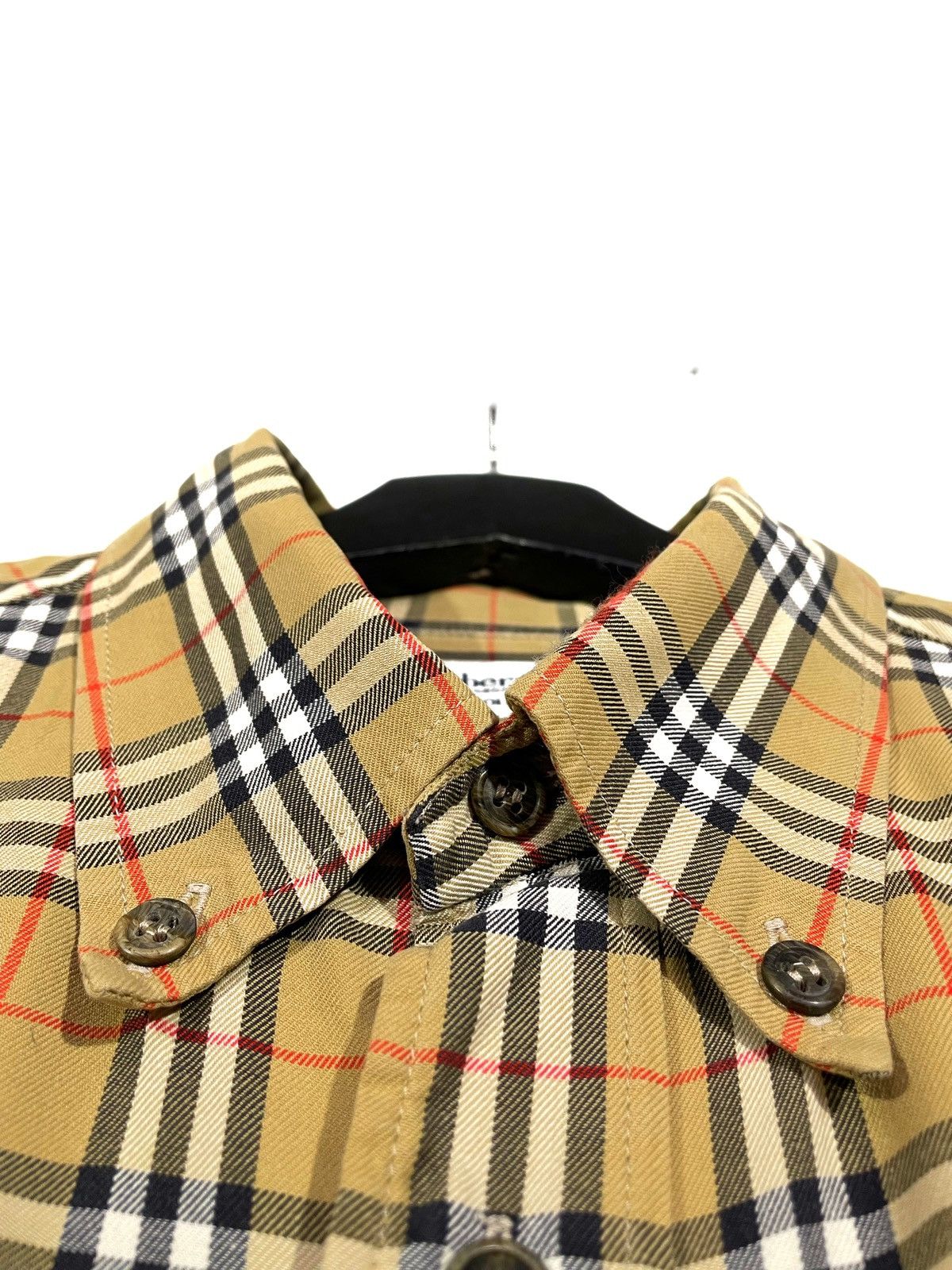 Burberry Burberrys Button Down Short Shirt Classic Print Size L Size US L / EU 52-54 / 3 - 7 Thumbnail