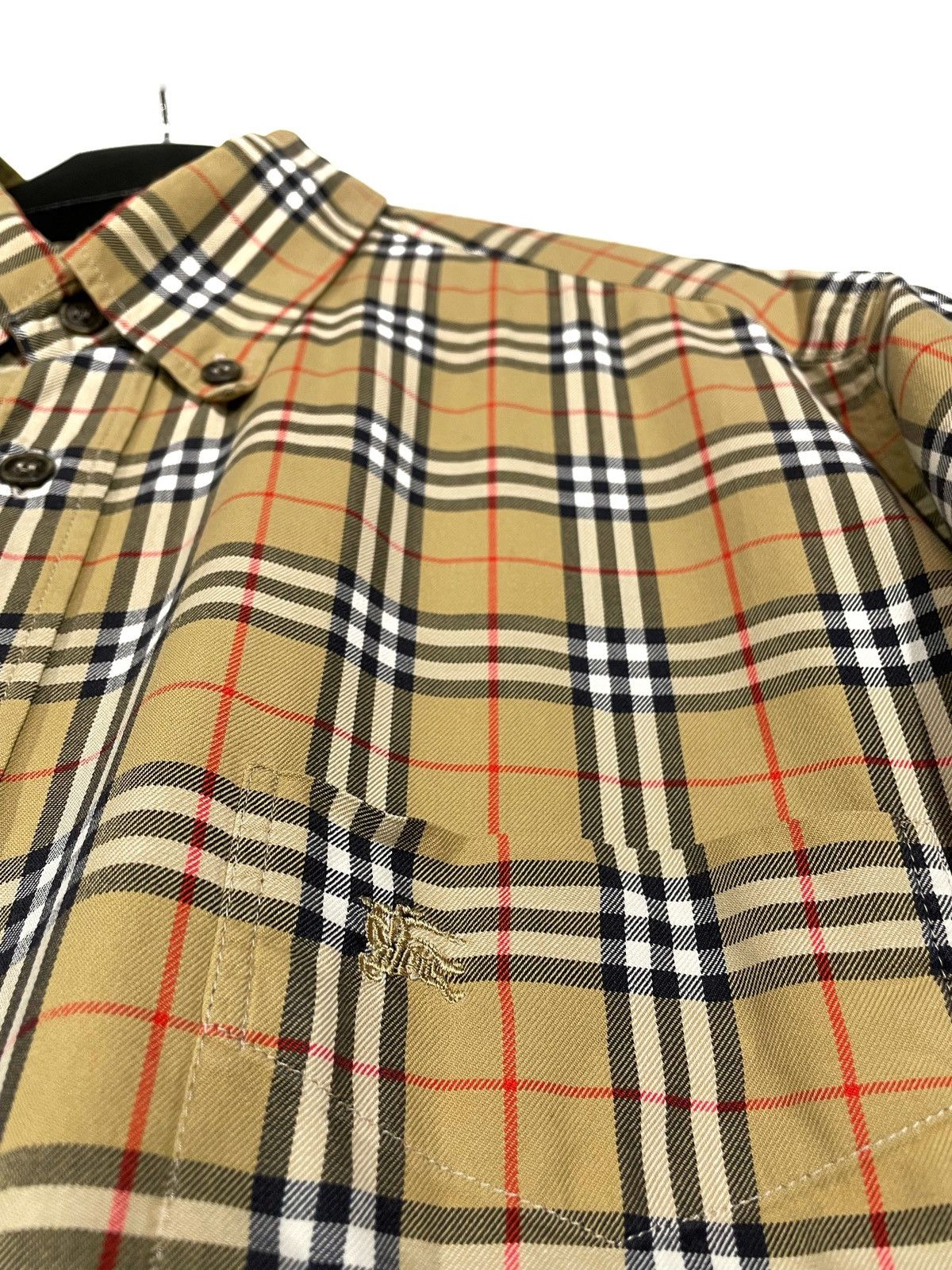 Burberry Burberrys Button Down Short Shirt Classic Print Size L Size US L / EU 52-54 / 3 - 4 Thumbnail