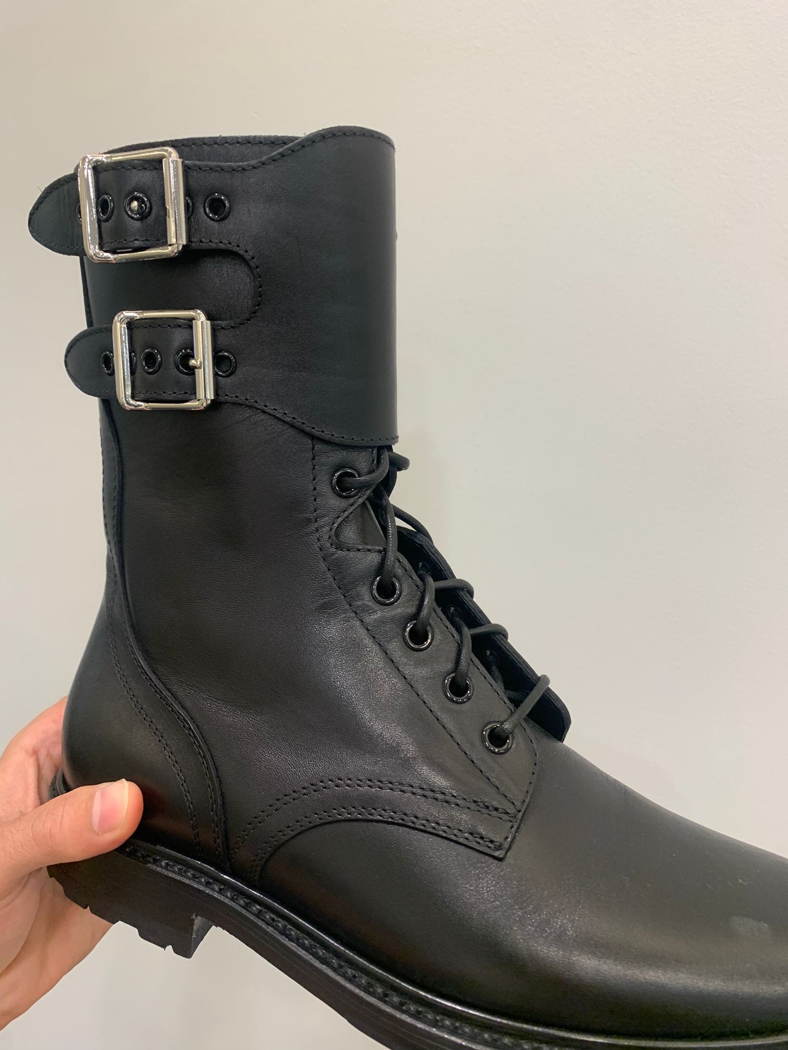 image of Celine Combat Ranger Boots in Black, Men's (Size 6)