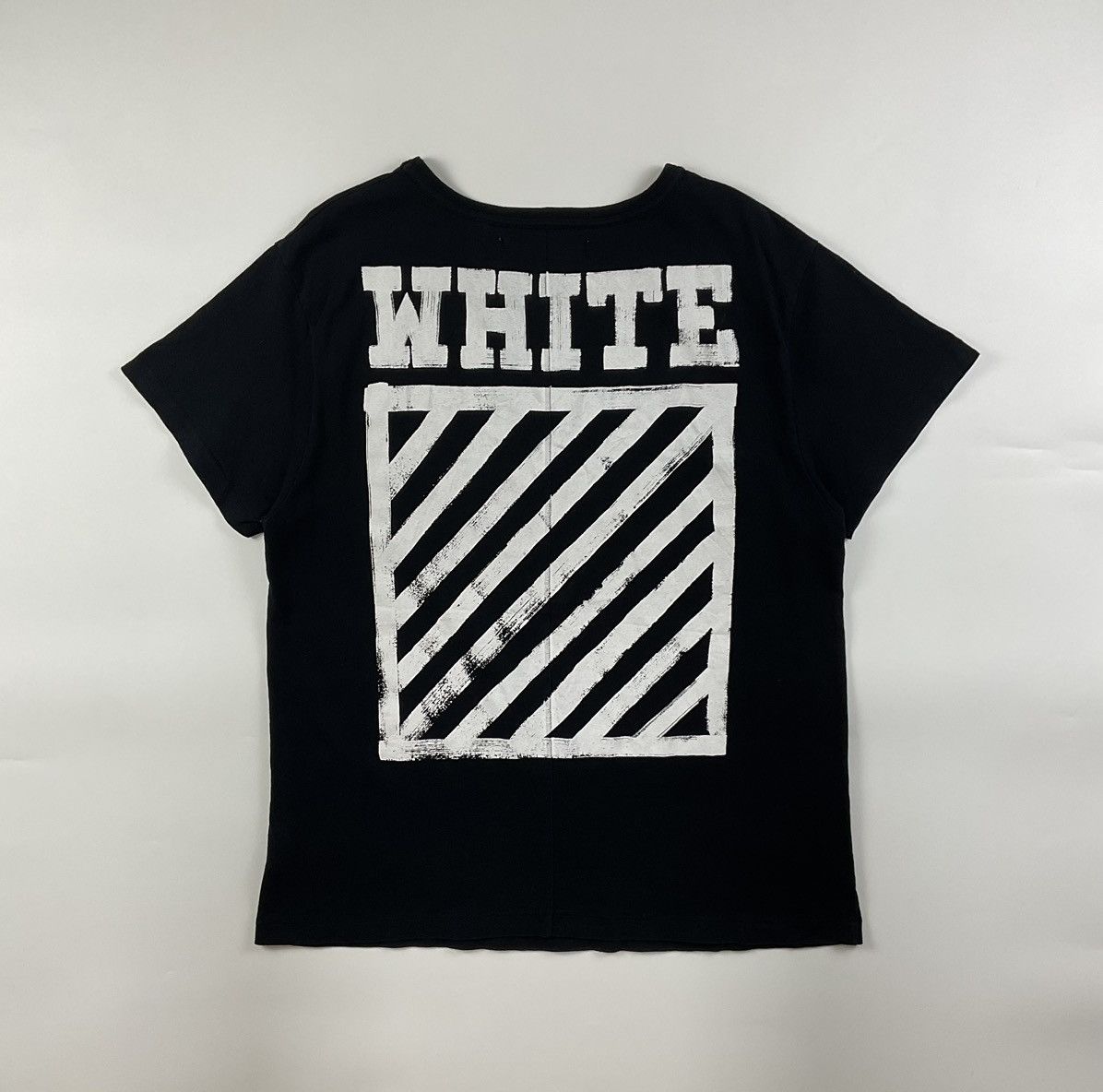 Off-White Off White Brushed Diagonal Oversized Shirt Size US S / EU 44-46 / 1 - 1 Thumbnail
