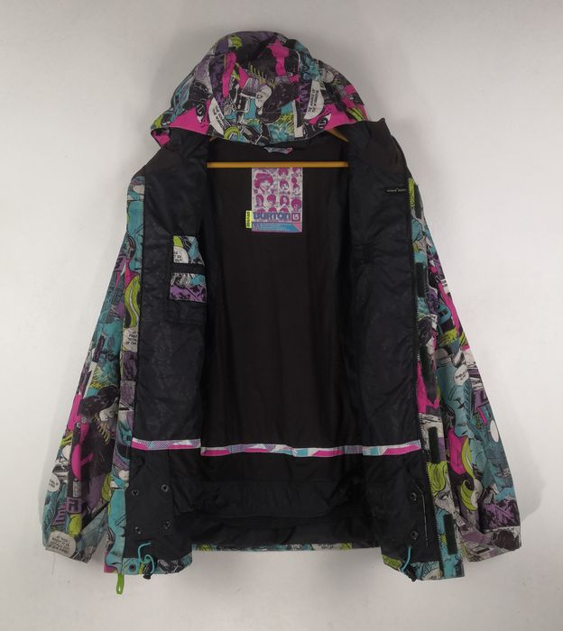 Burton Burton Snowboarding Jacket All Over Print Comic Style Grailed