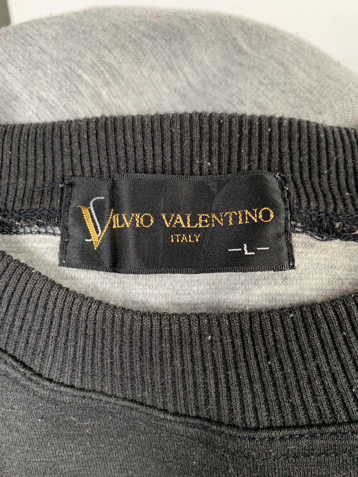 Designer Vintage 90s Silvio Valentino Sweatshirt Size US L / EU 52-54 / 3 - 6 Thumbnail